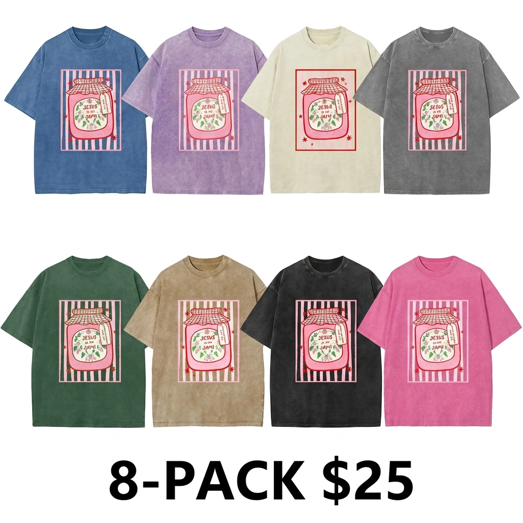 Unisex Jesus Is My Jam Graphic T-Shirt – Strawberry Jar Christian Tee