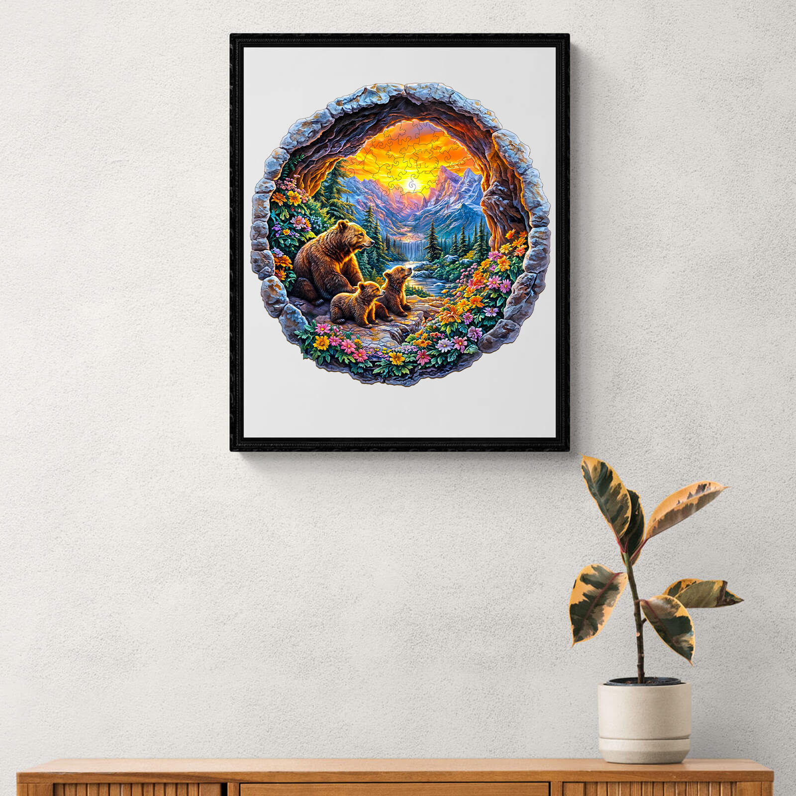 3D Bear's Journey Wooden Jigsaw Puzzle