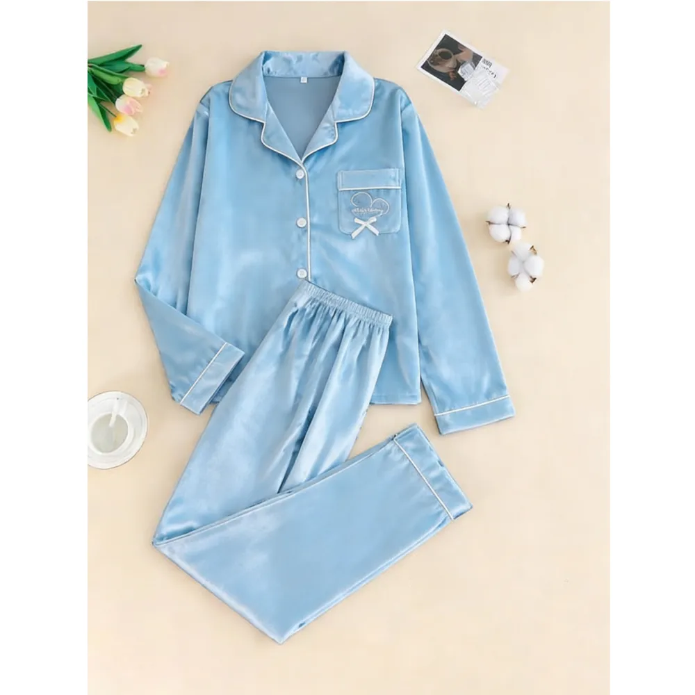 Women's Elegant Winter Pajama Set