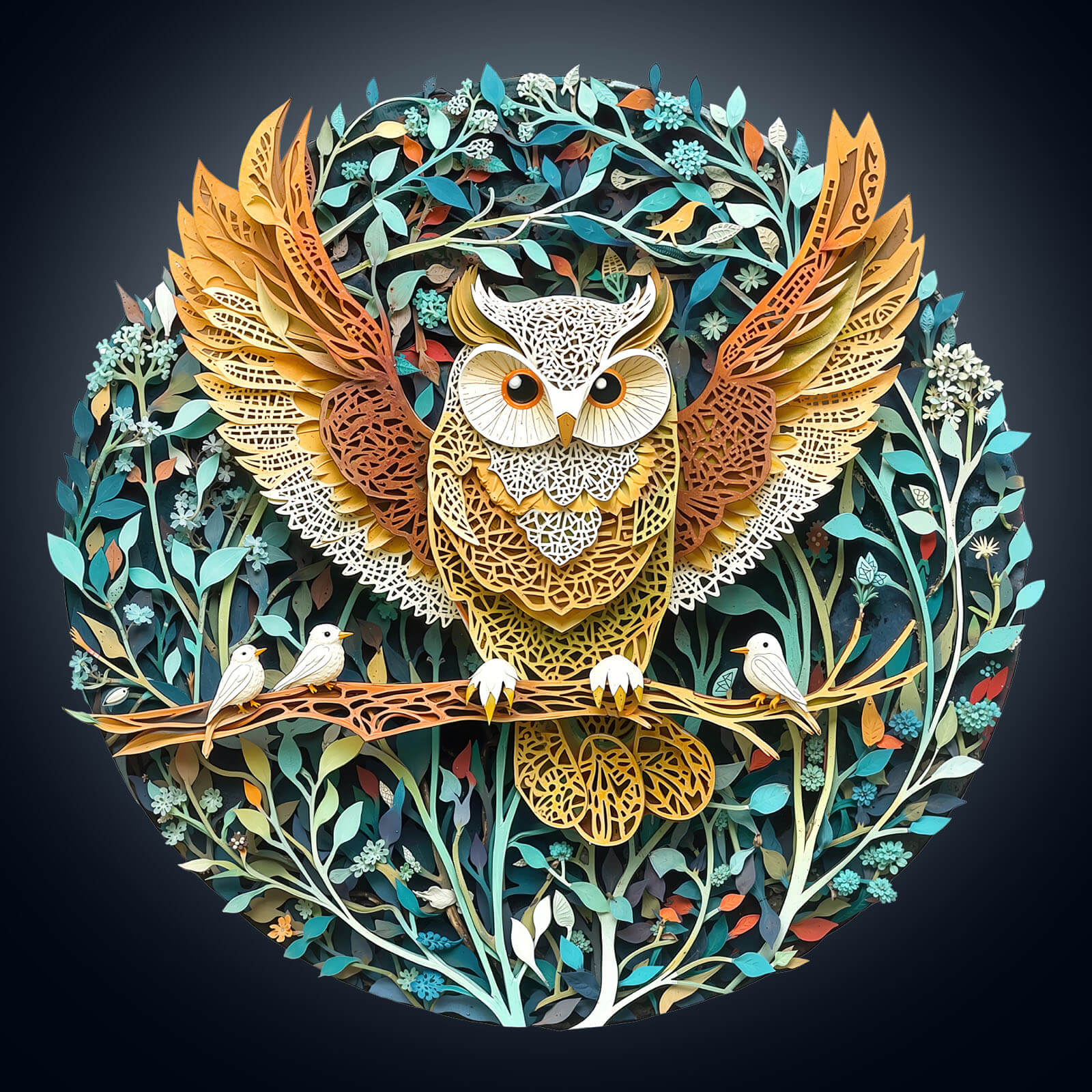 Forest Dreamers-Owl Wooden Jigsaw Puzzle