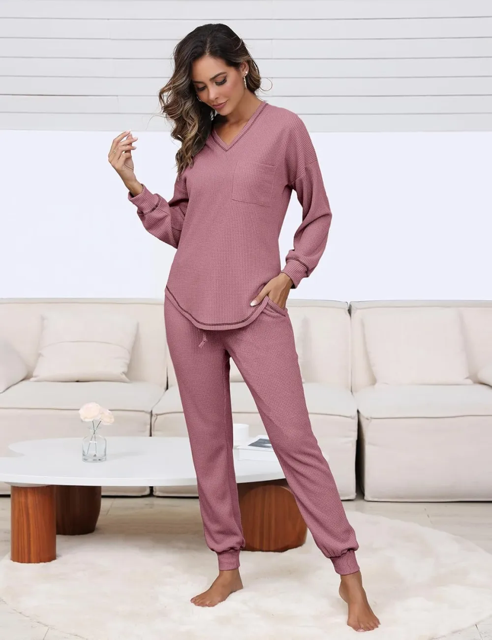 Womens Two Piece Outfits Lounge Sets