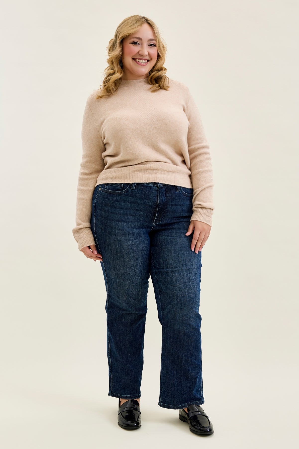 Kimberly Classic Straight Jean (Petite) - PLUS