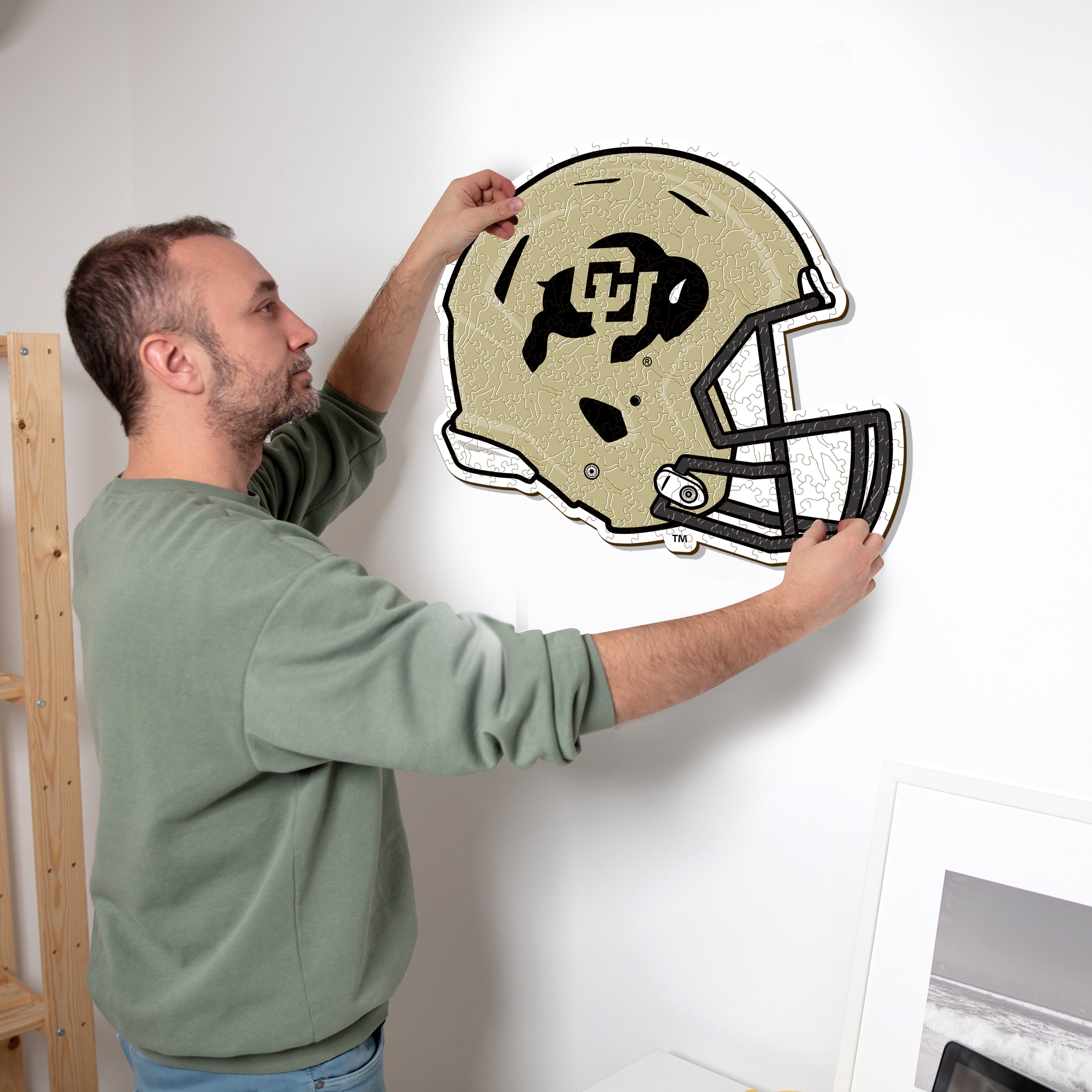 University of Colorado Helmet - Wooden Puzzle