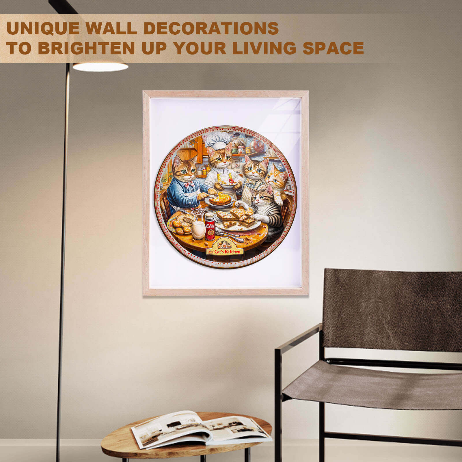 Cat's Kitchen Wooden Jigsaw Puzzle