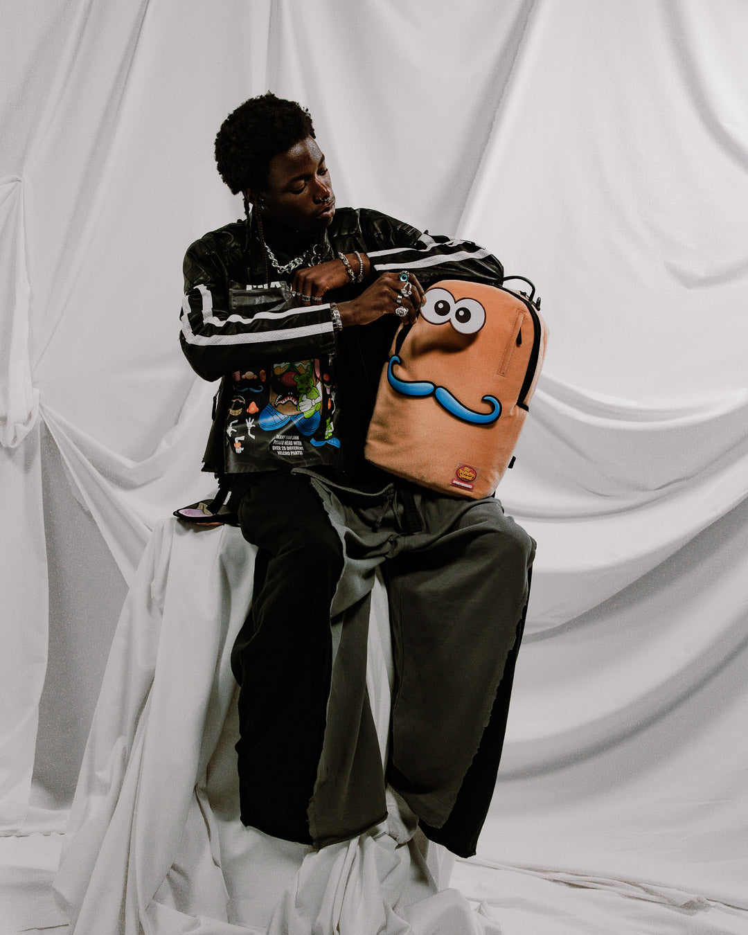 MR. POTATO HEAD VELCRO PATCH MIX-IT-UP DLXSV BACKPACK