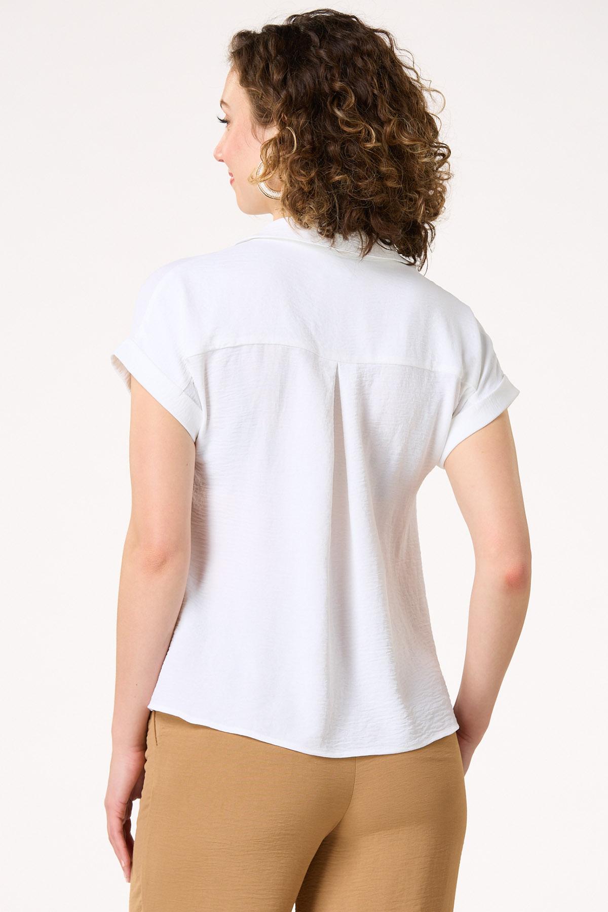 Flowy Charm Pocket Shirt