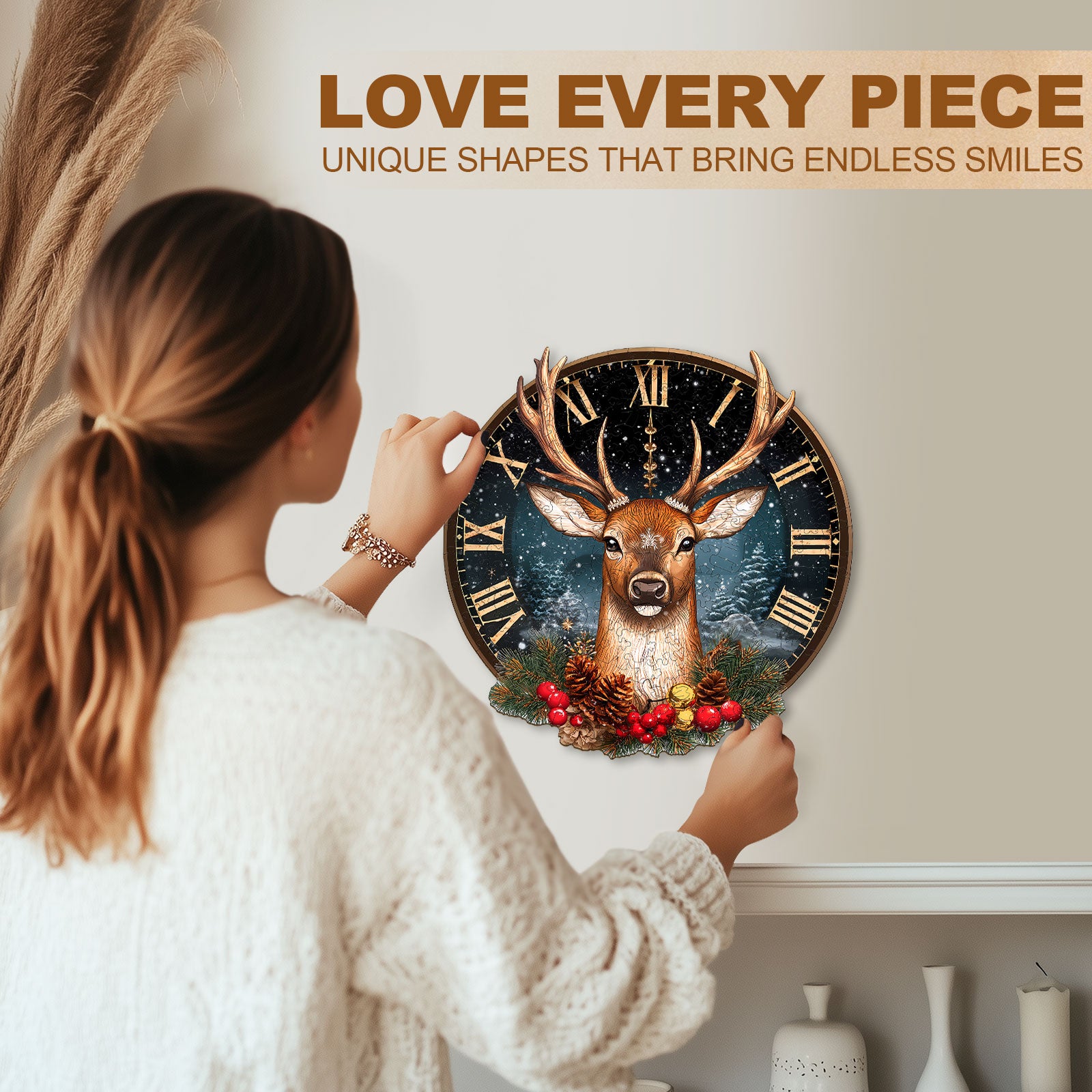 Winter moments Wooden Jigsaw Puzzle