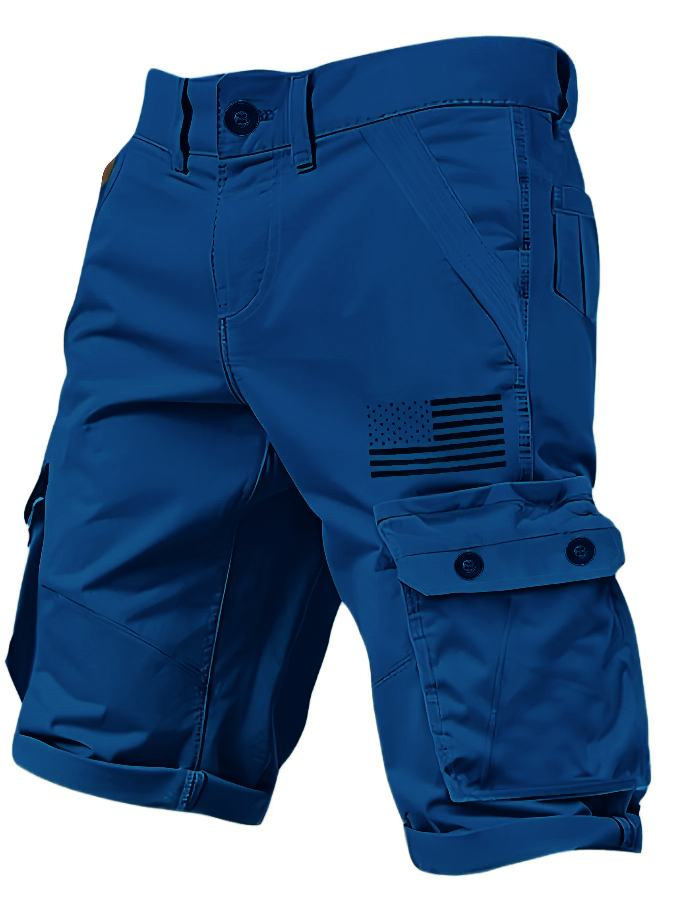 Men’s Multi-Pocket Cargo Shorts – Casual Street Style Summer Shorts