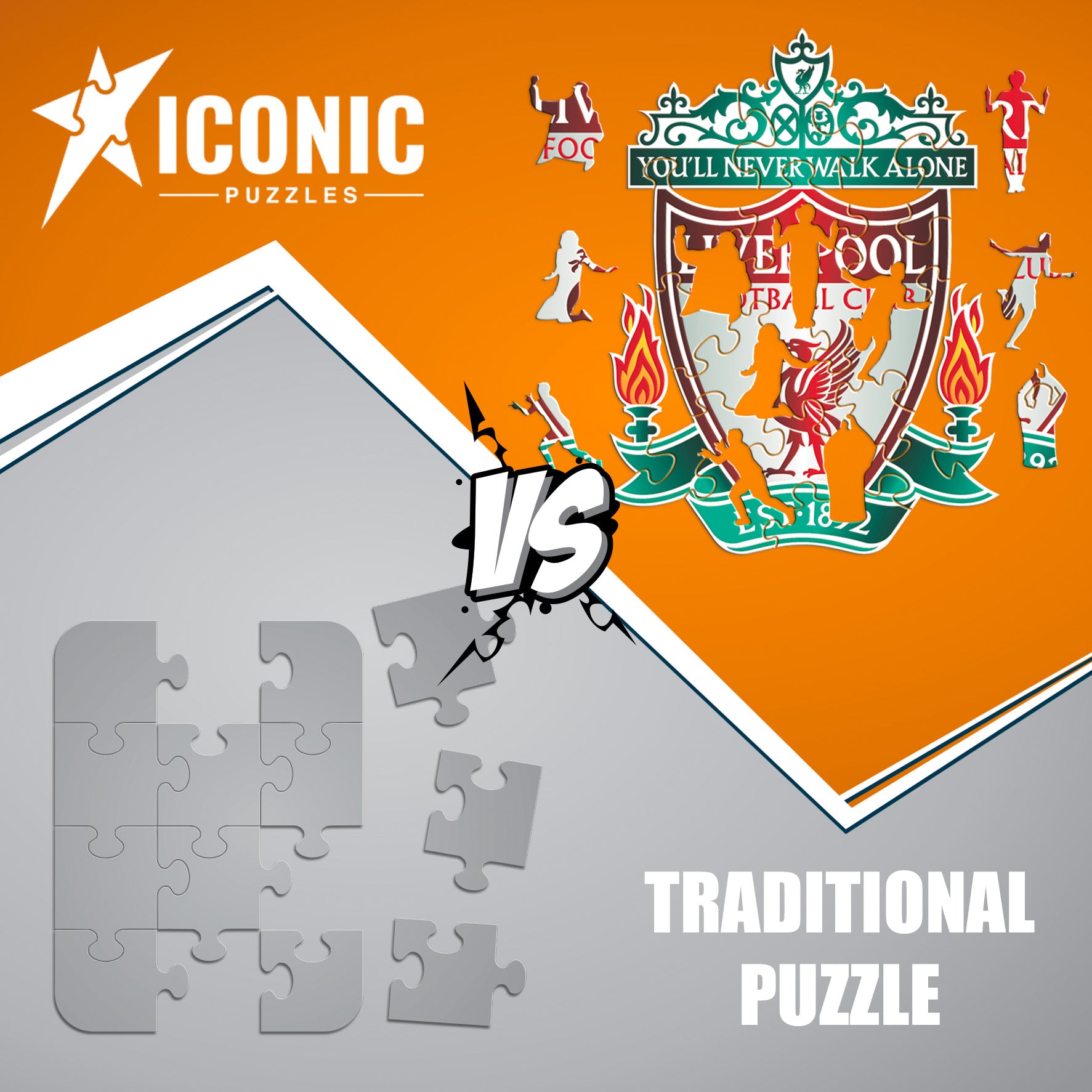 Liverpool FC® Logo - Wooden Puzzle