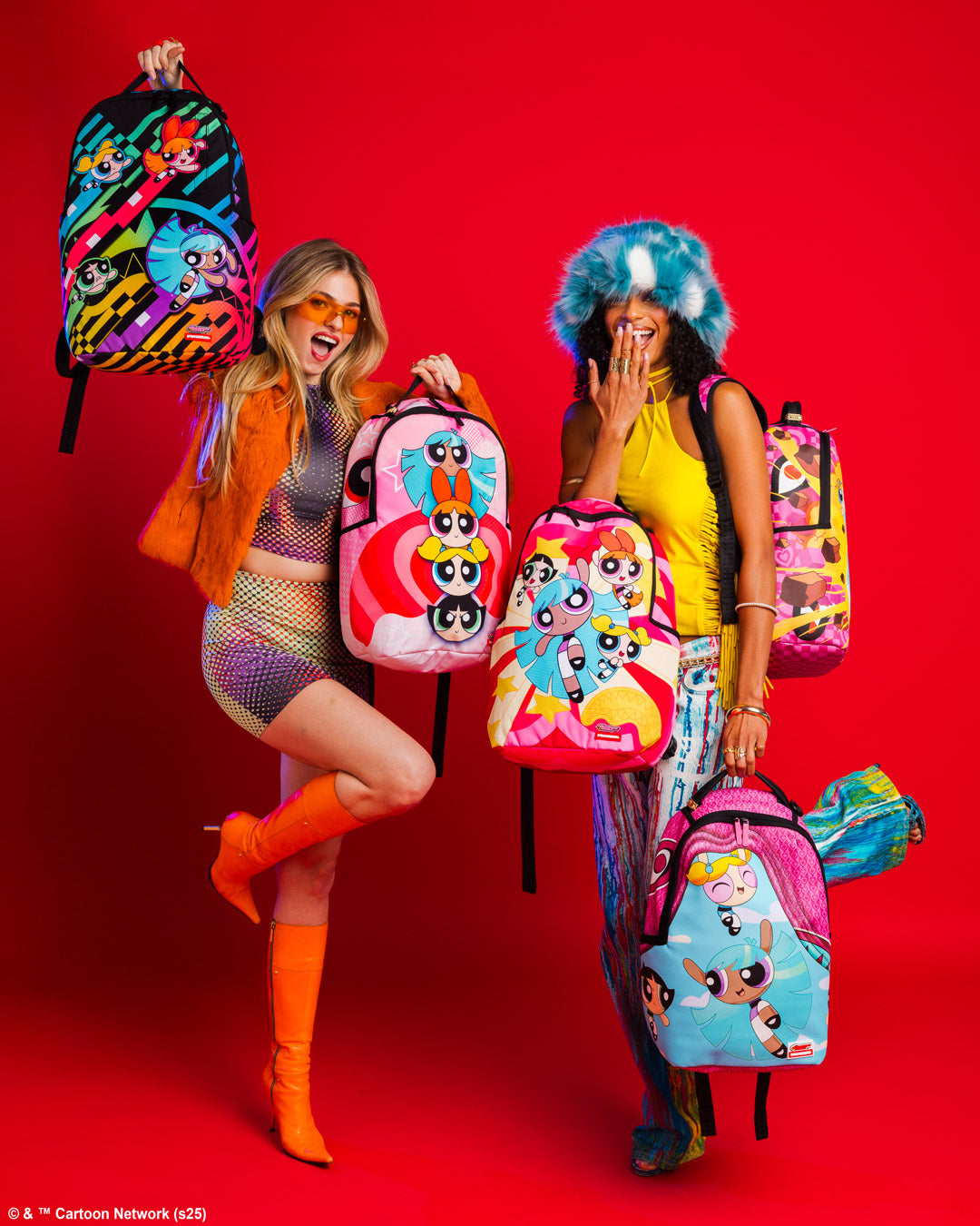 POWERPUFF GIRLS STACKED MINI BACKPACK