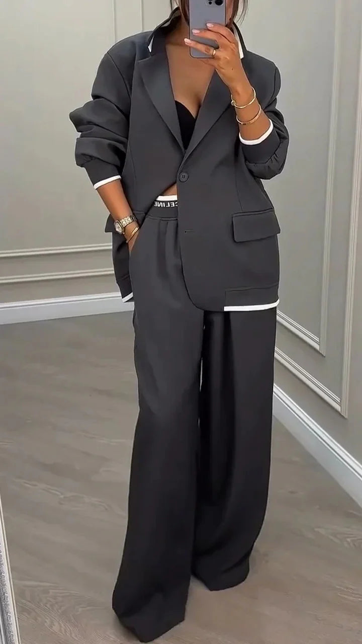 Women's Autumn Casual Two-piece Suit