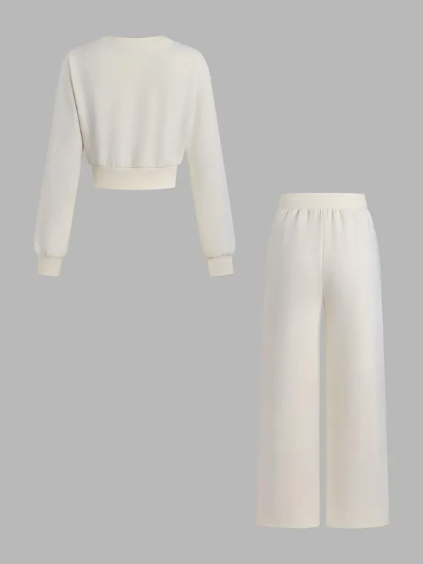 Women's Long Sleeve Jacket & Pants Set
