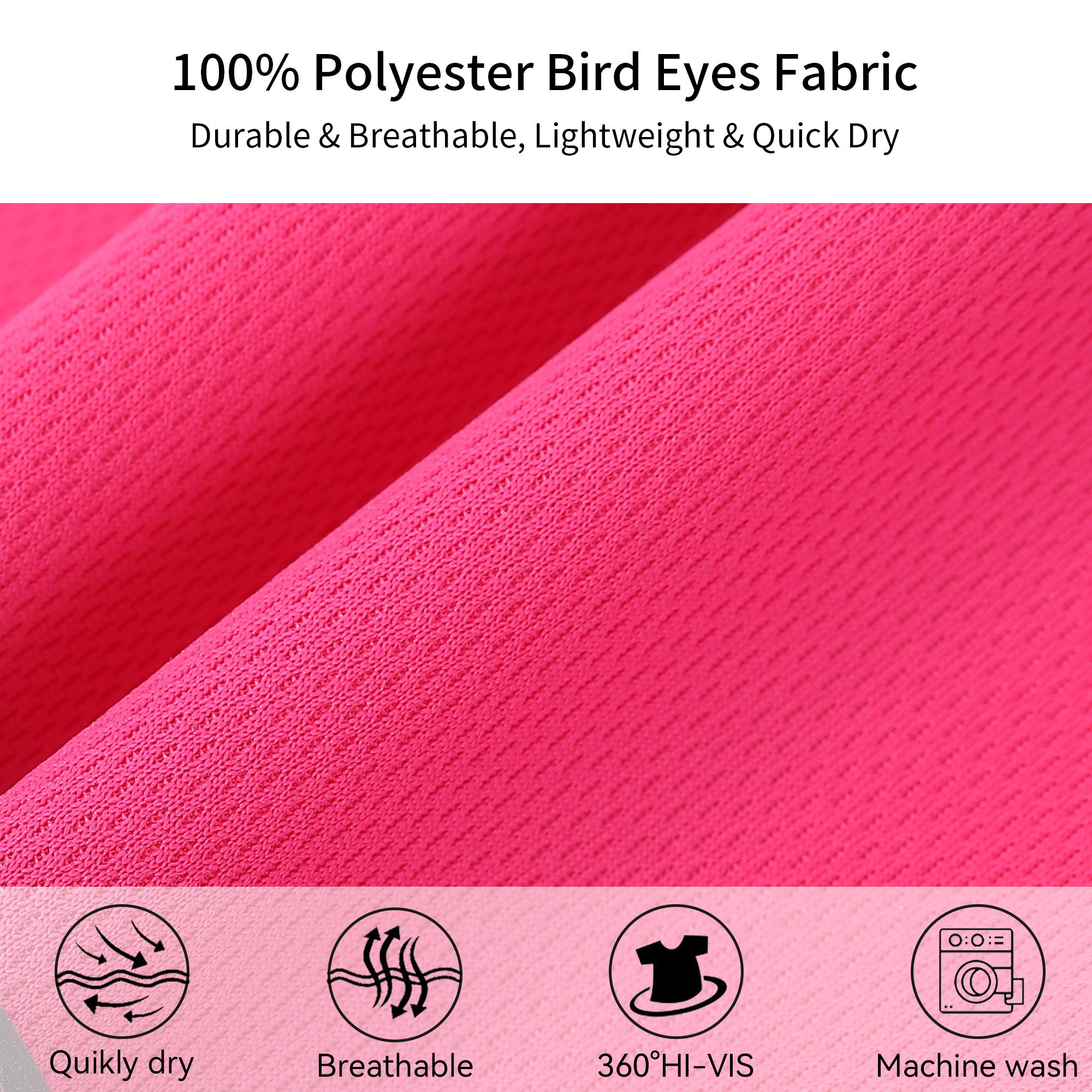 Men’s High Visibility Reflective Work T-Shirt – ANSI Style Safety Tee