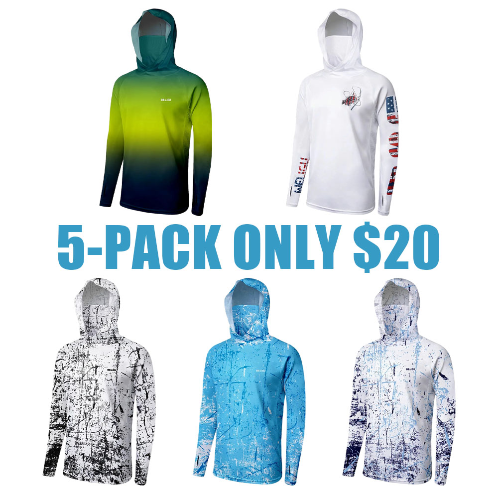 ☀️ Men's UPF 50+ Sun Protection Hoodie Shirt