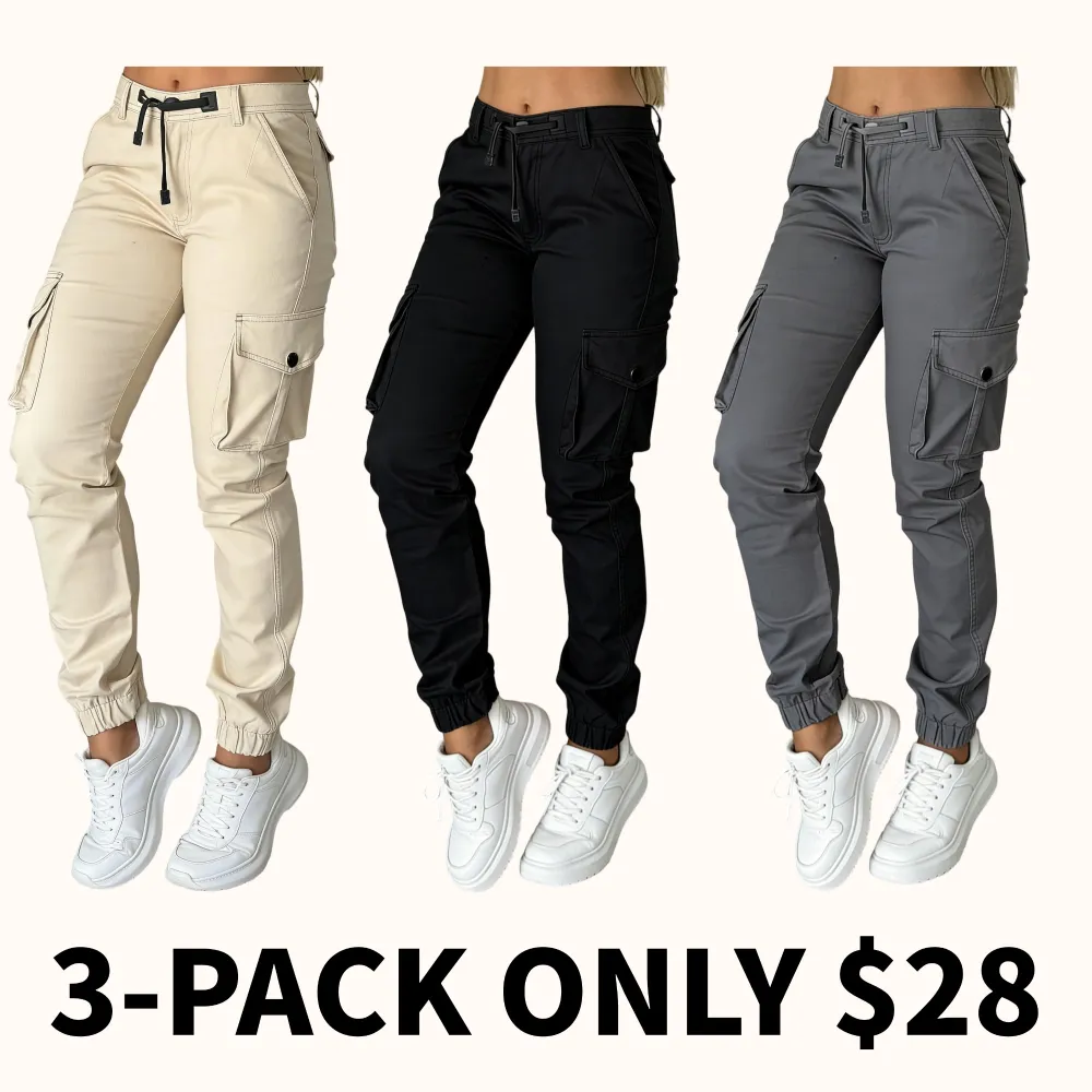 New Women's Casual Fashion Military Pants