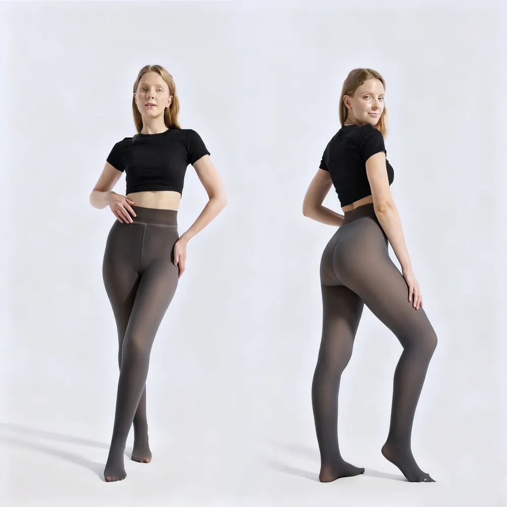 Women Fleece Lined Warm Sheer Winter Tights