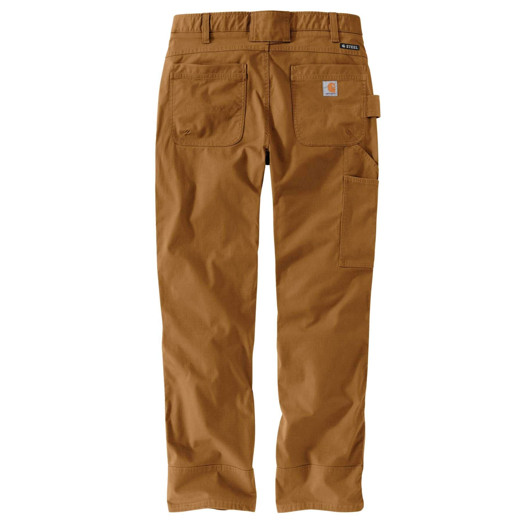 CHT Steel Straight Fit Rugged Flex Double-Front Ripstop Trousers 105075