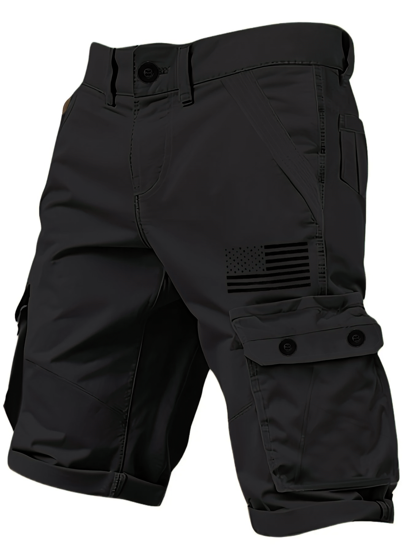 Men’s Multi-Pocket Cargo Shorts – Casual Street Style Summer Shorts
