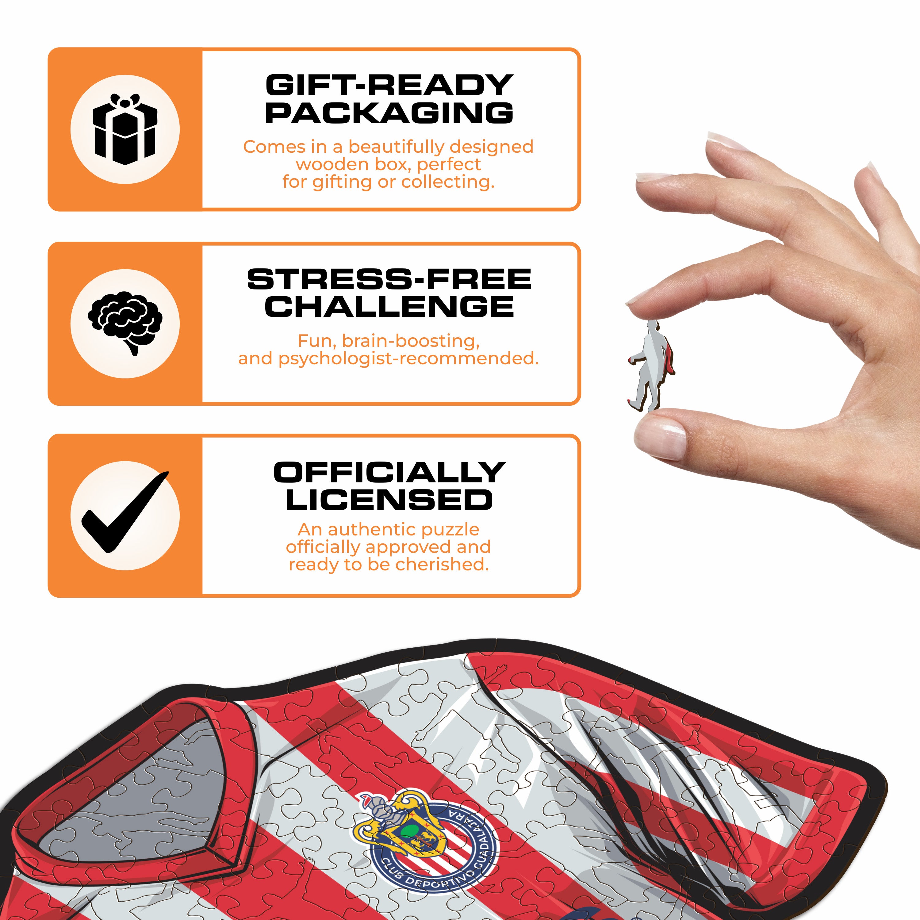 Chivas Guadalajara® Jersey - Wooden Puzzle