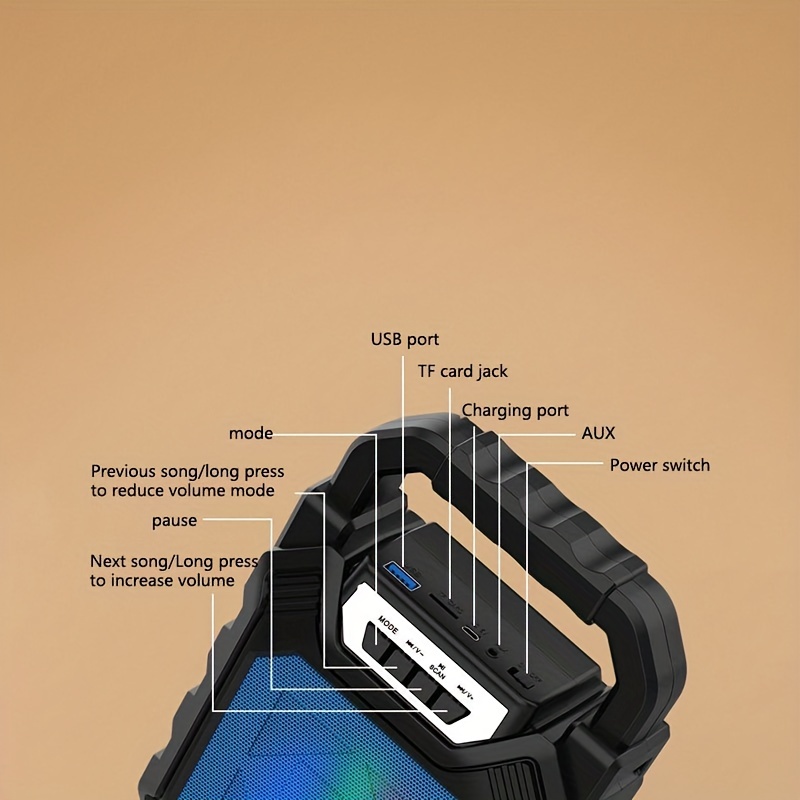 High Quality Bass Portable Stereo JBK Small Wireless Mini Speaker With Microphone