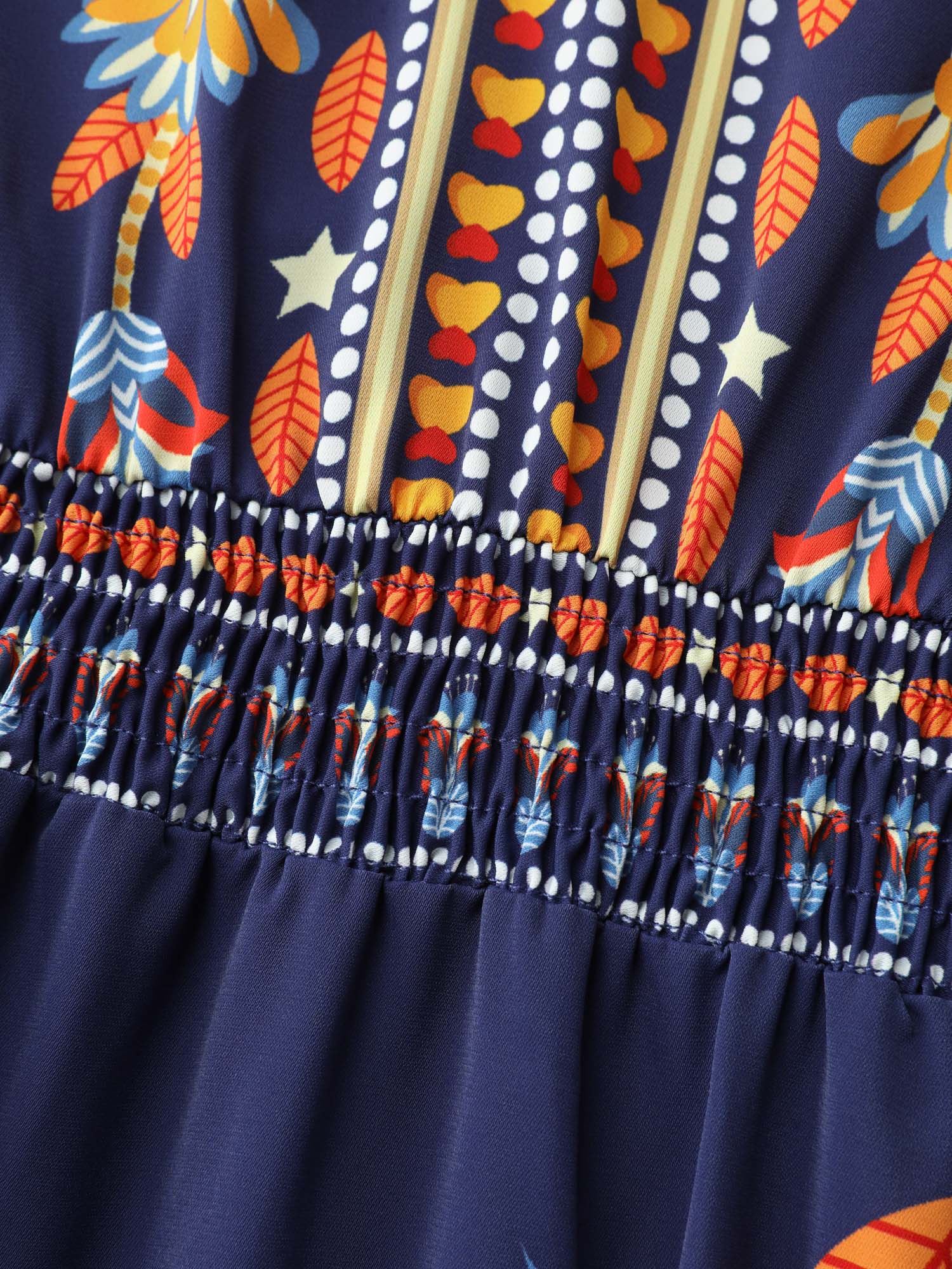 Supersoft Bright Floral Print Midi Dress