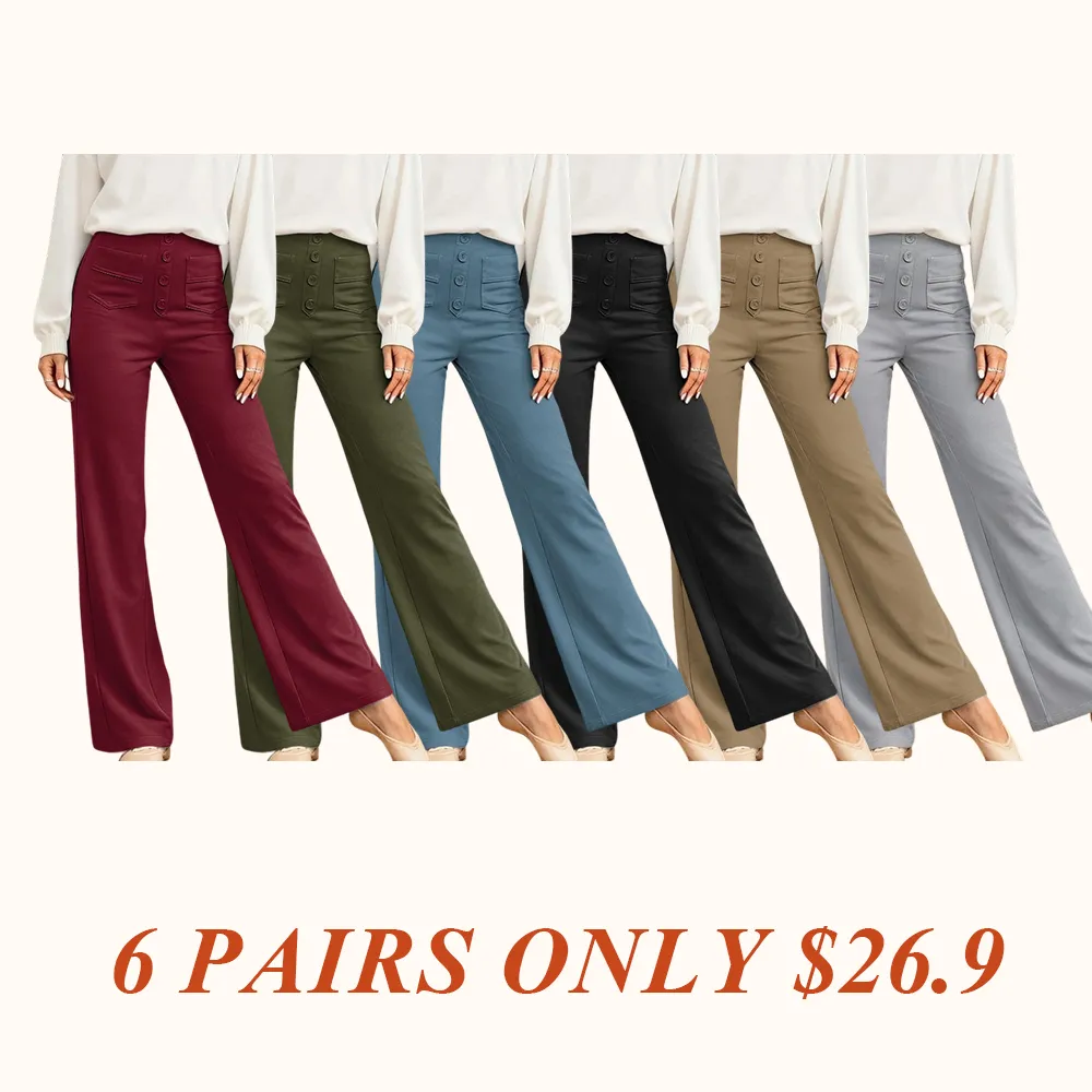 Women's High Waist Casual Pants