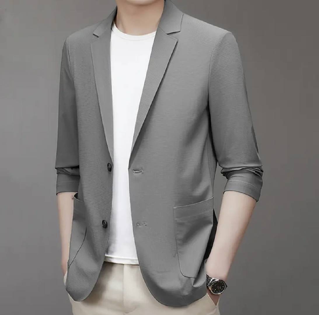 Men's Sun Protection High - Stretch Anti - Wrinkle Lightweight Suit Jacket