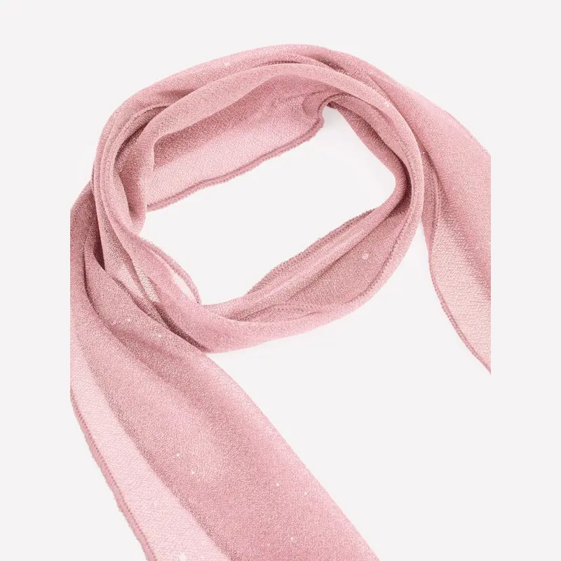 Women's Sequin V-Neck Halter Mini Dress – Ruffled Hem with Scarf