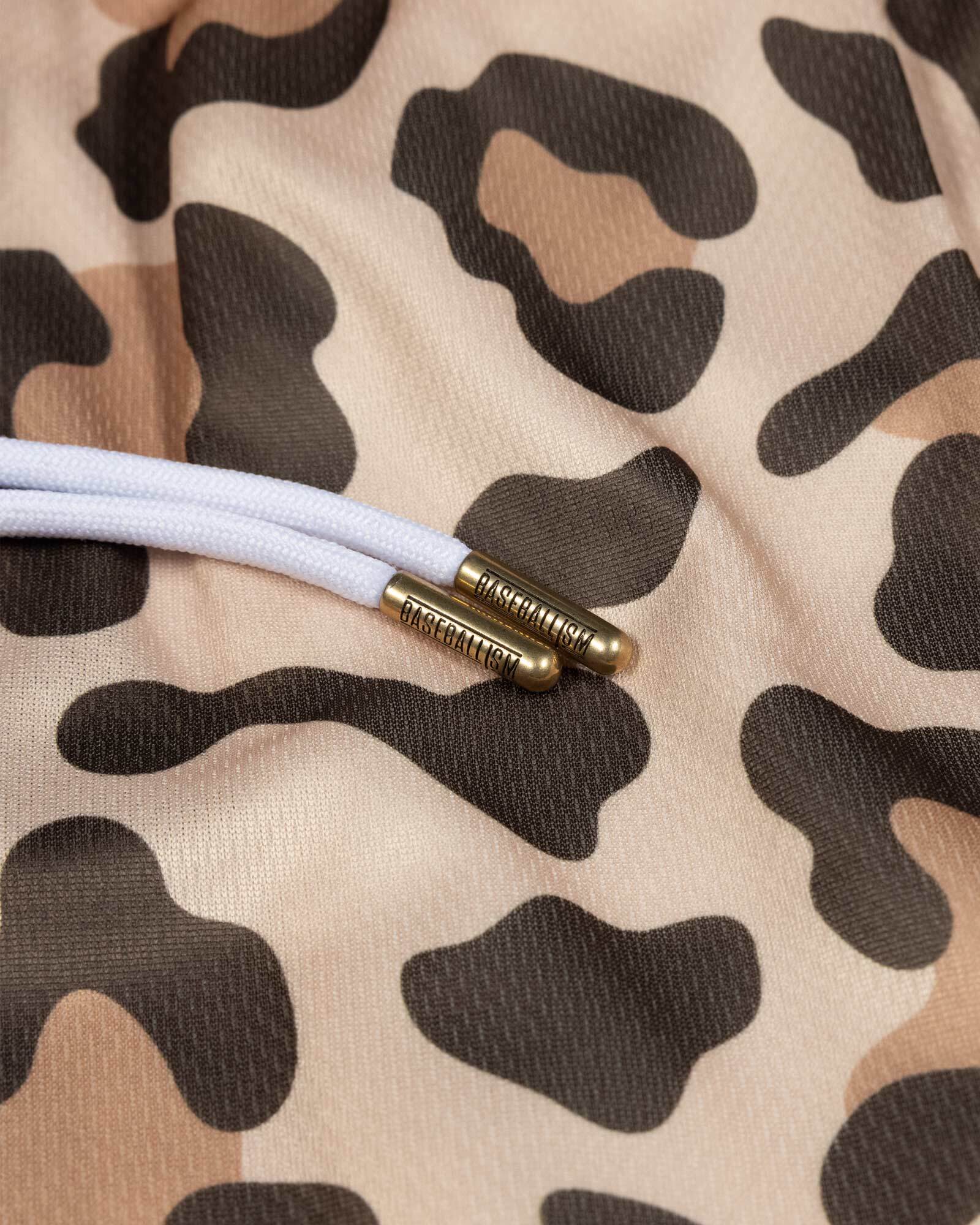 Wild Pitch Diamond Air Mesh Shorts (Leopard) - Youth