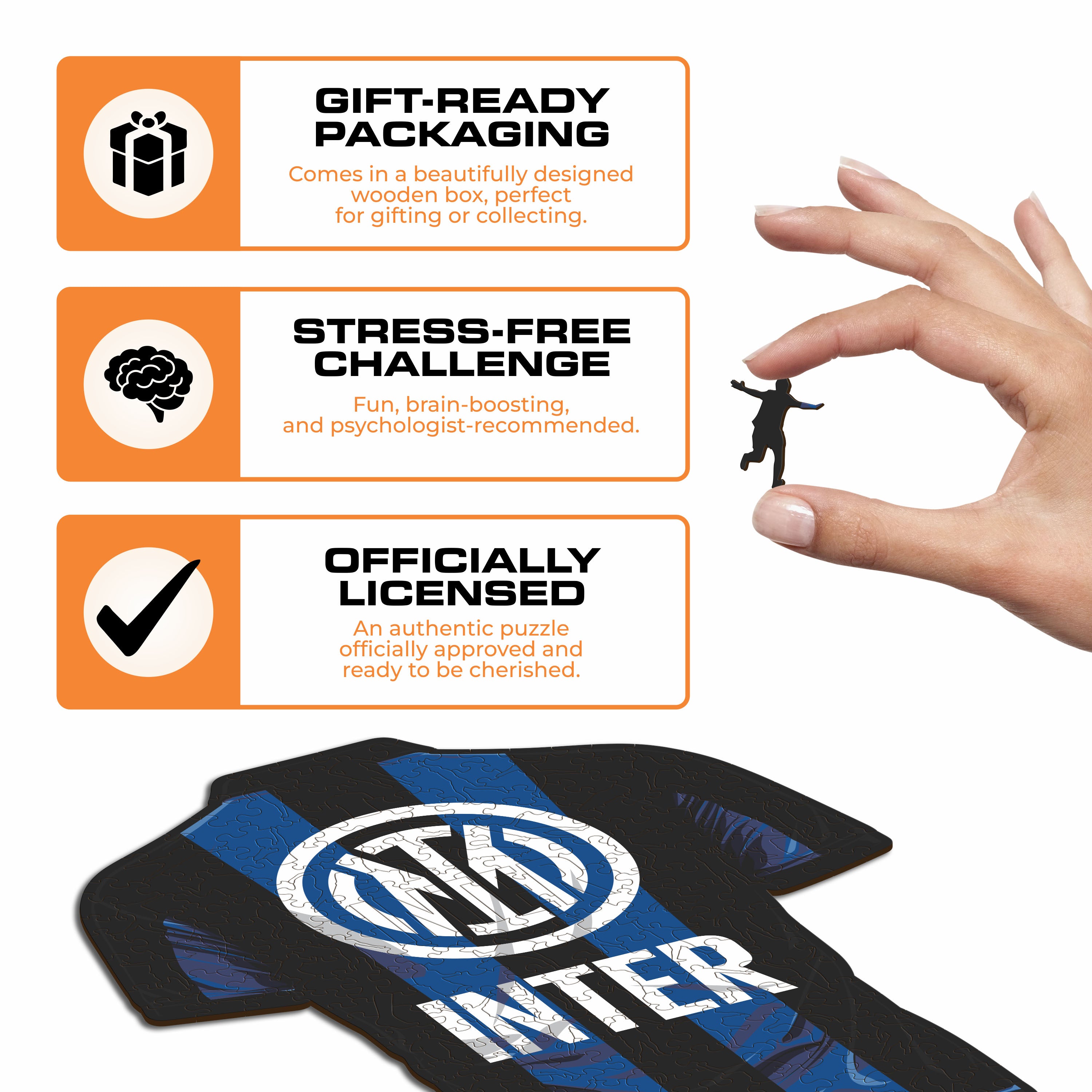 FC Inter® Jersey - Wooden Puzzle