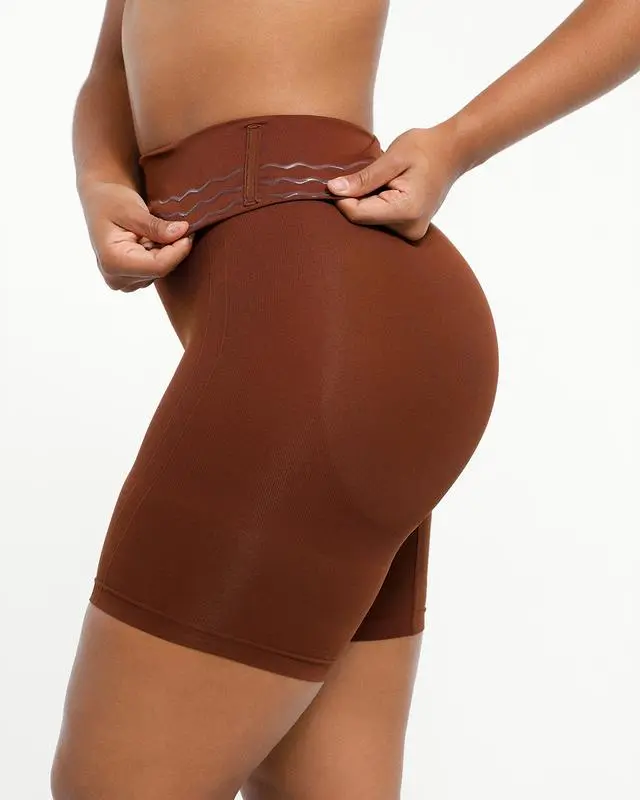 Seamless High Waisted Sculpting Shorts Women Body Shaper