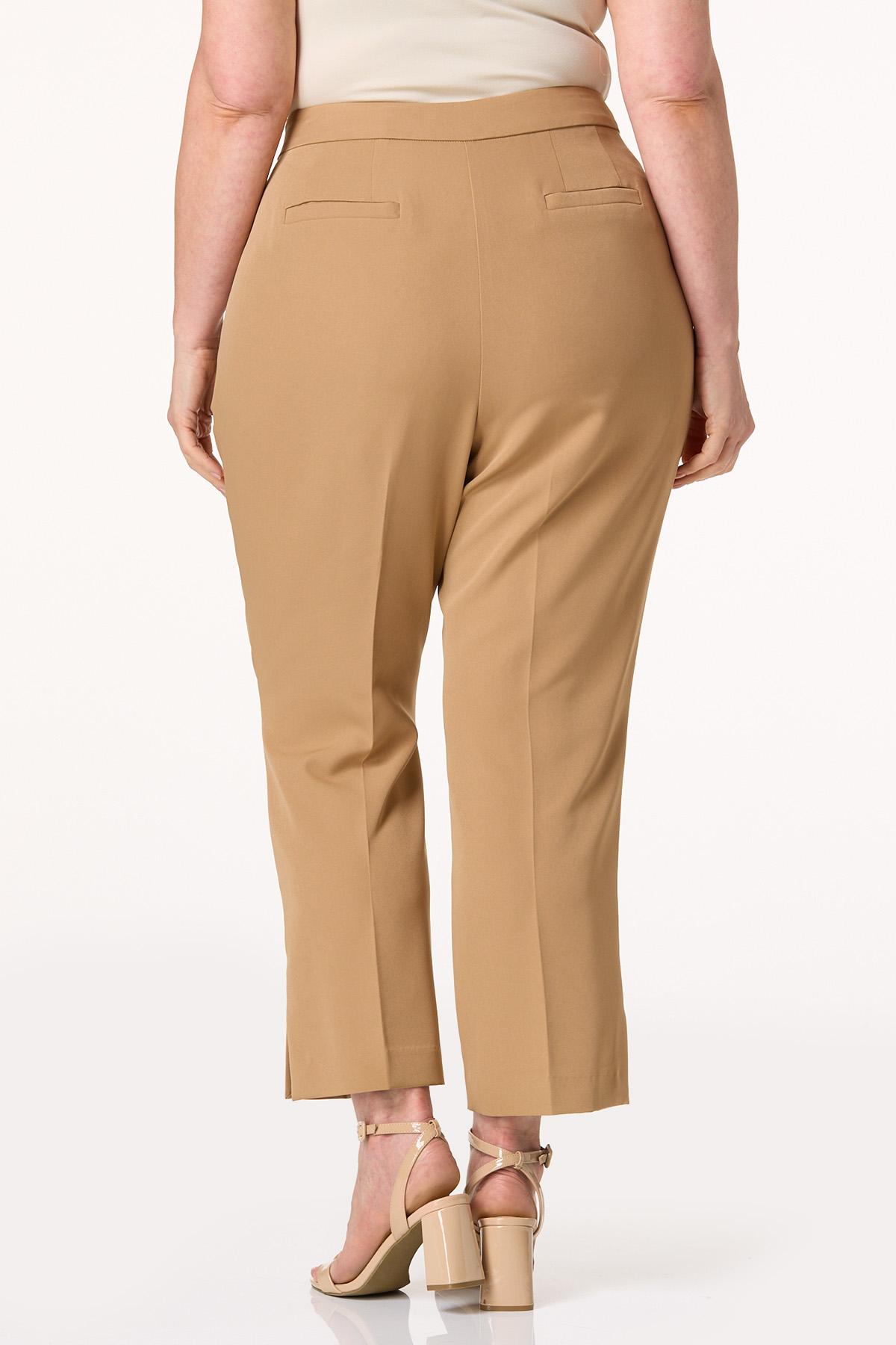 Plus Size Kick Flare Trouser Pants