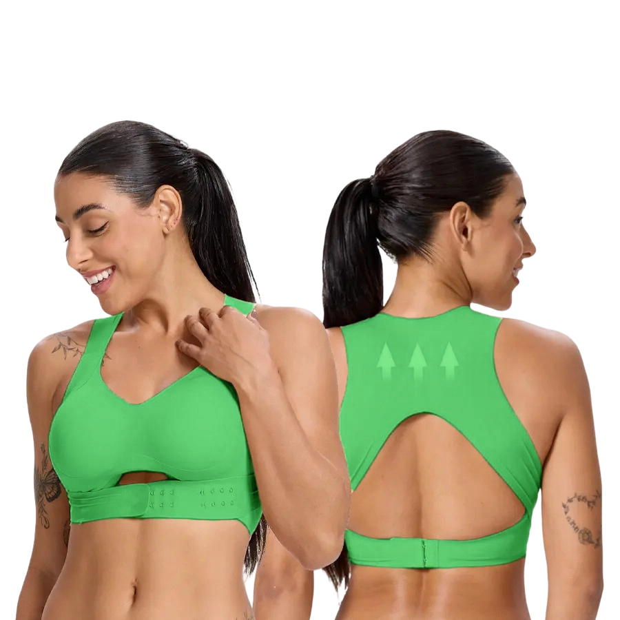 【Postural correction】Women’s Wireless Bra, Soft Breathable Non-removable Moulded Cups