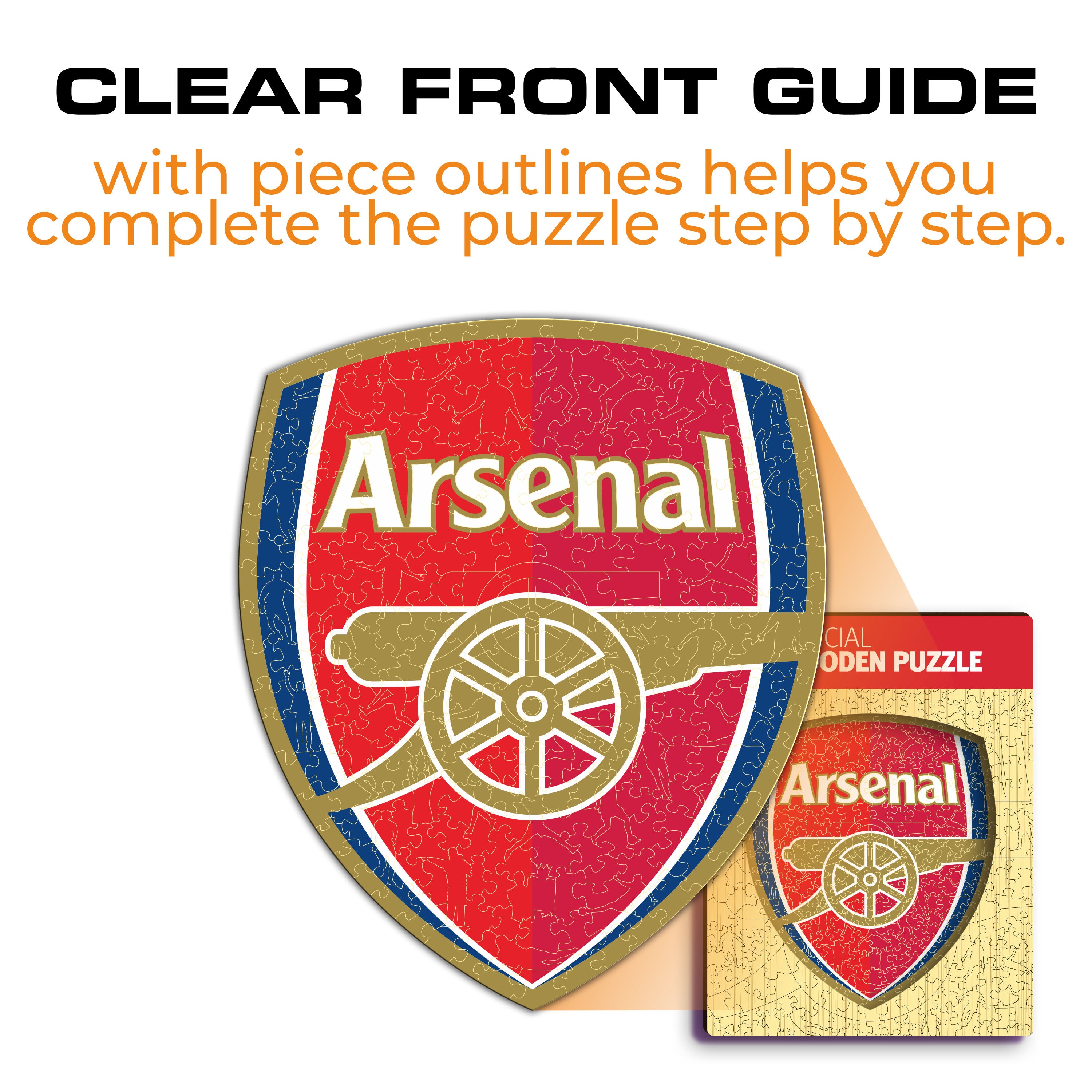 Arsenal FC® Logo - Wooden Puzzle