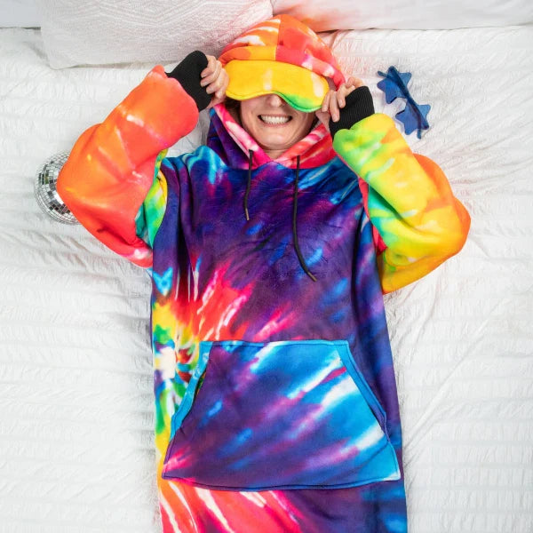 Wearable blanket Oversized with sherpa lining One size fits most.