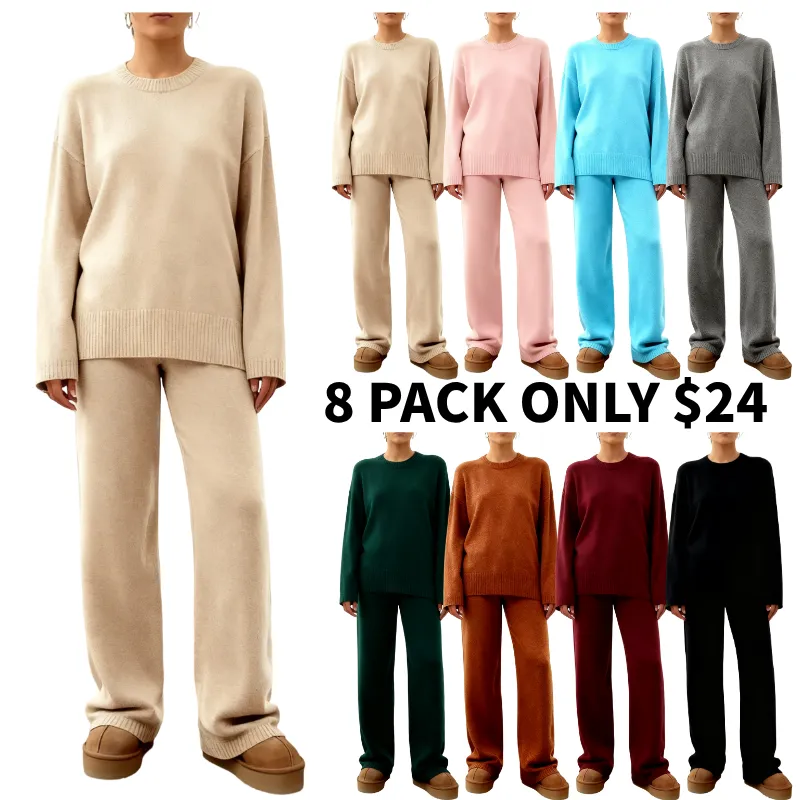 Casual, stylish, and comfortable knitted set