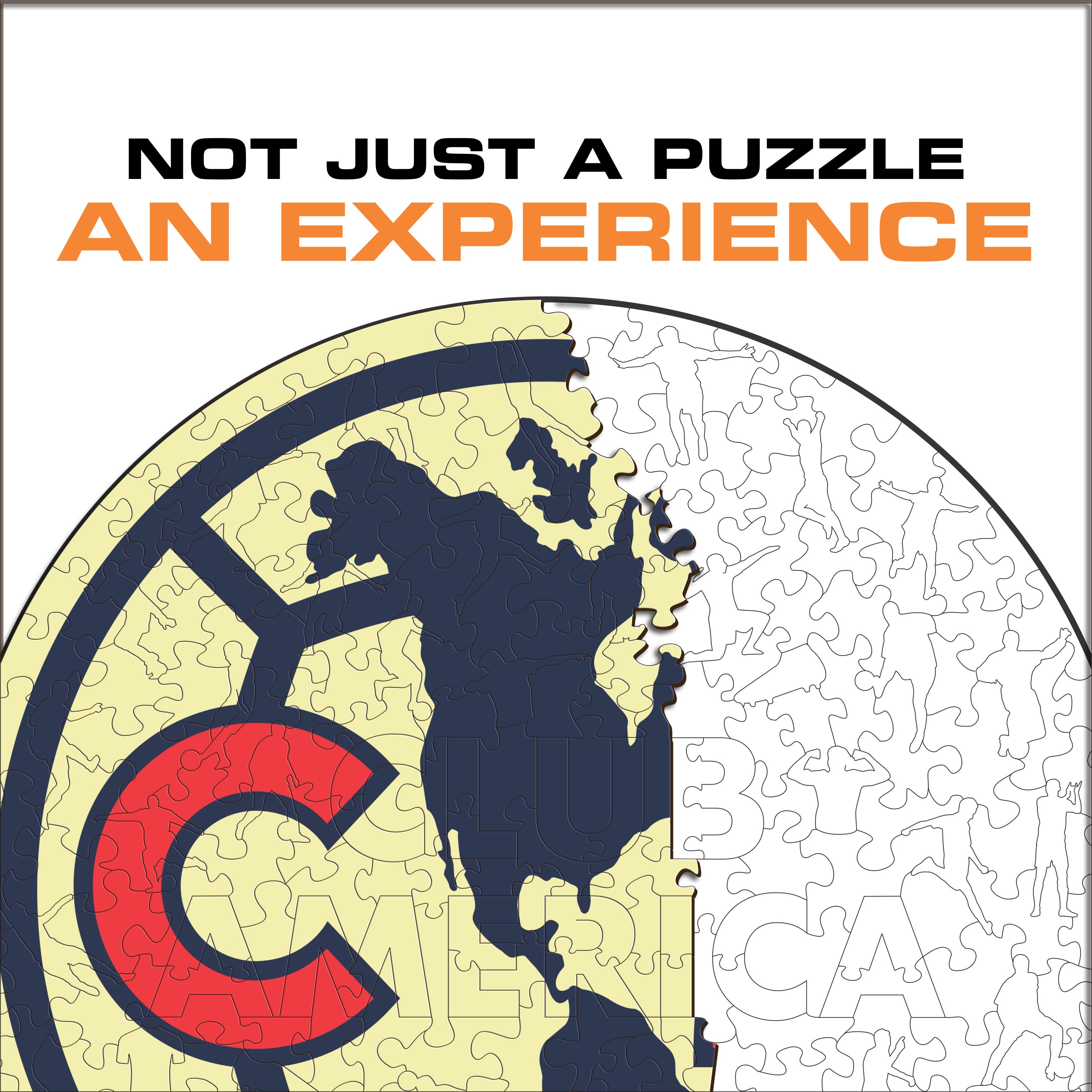 Club América® Logo - Wooden Puzzle