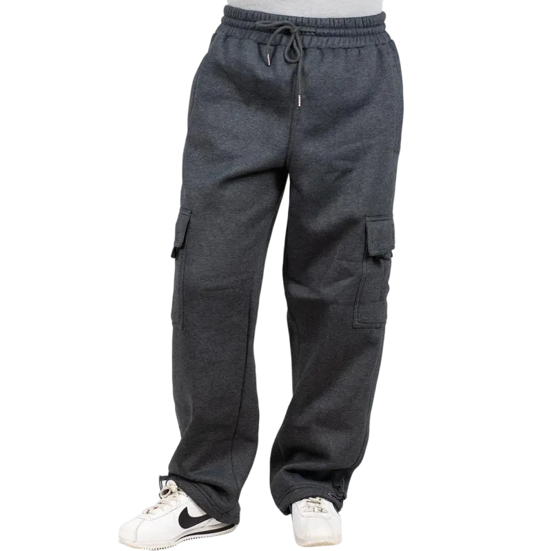 Woman Heavyweight Baggy Cargo Sweatpants