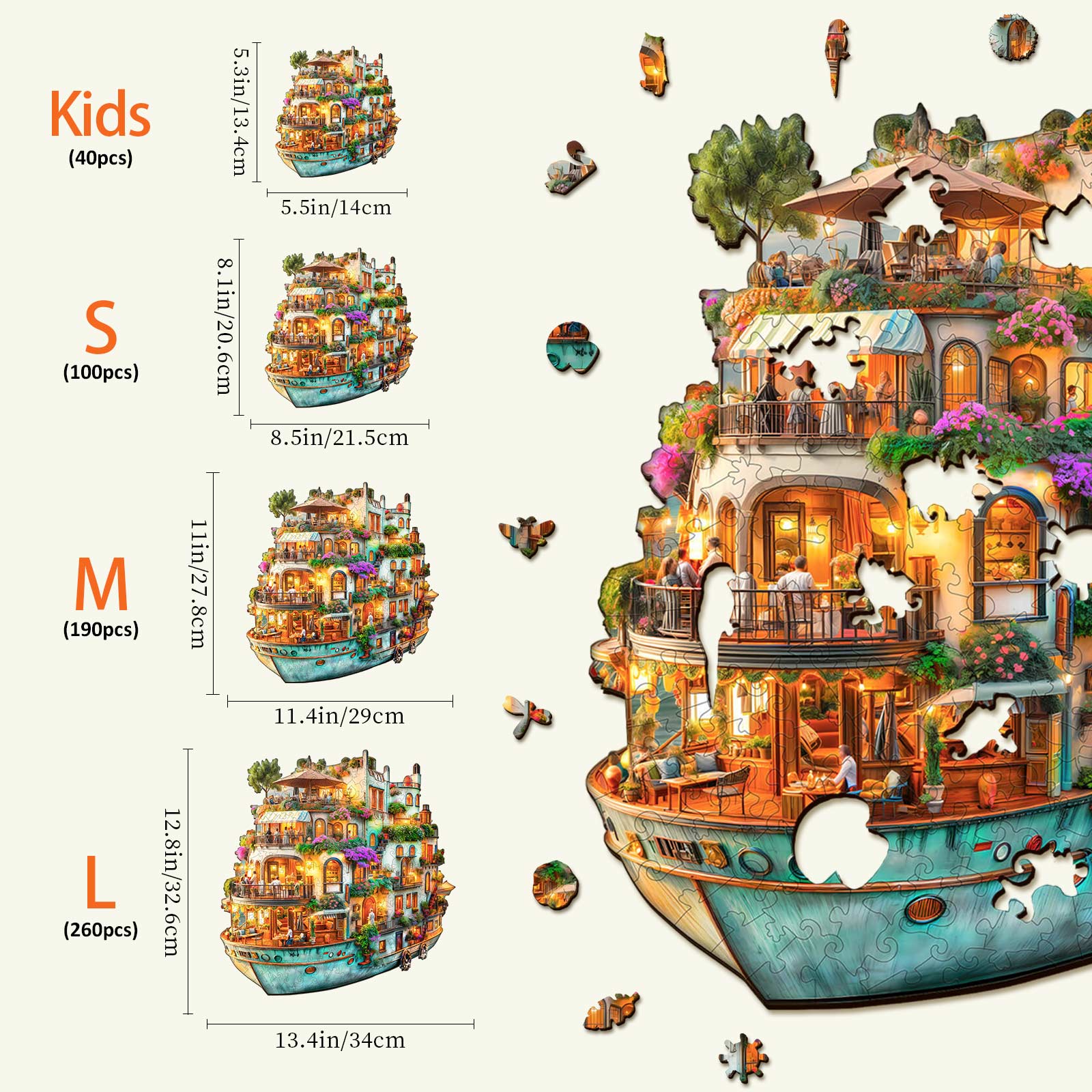 Voyage Garden Wooden Jigsaw Puzzle