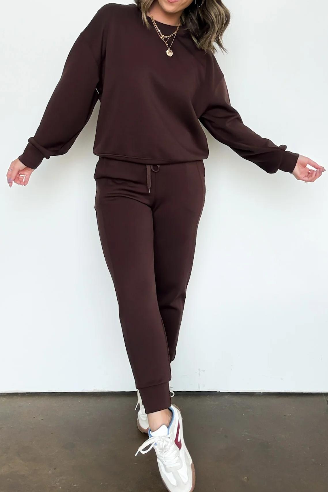 Sporty Chic Knit Joggers