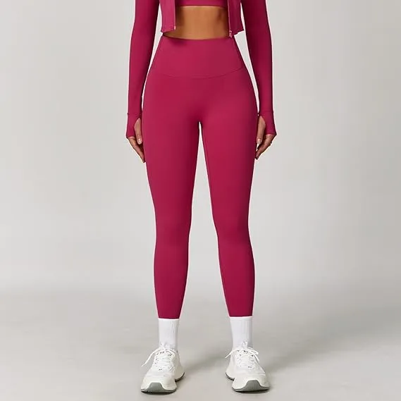 Women's Solid Three Peaces Jacket Tracksuit Set