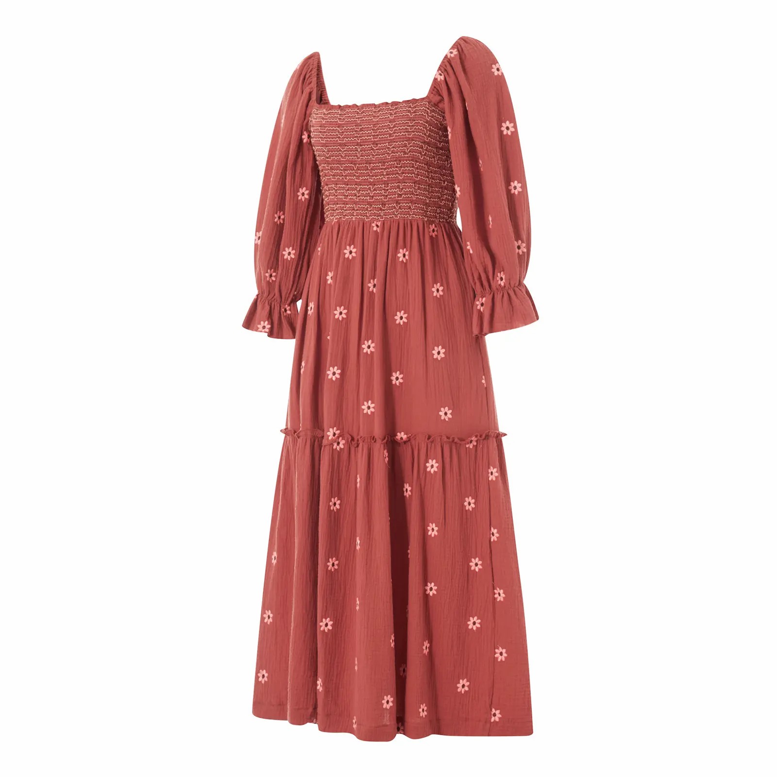 Women’s Satin Backless Midi Dress – Spaghetti Strap Split Flowy Dress