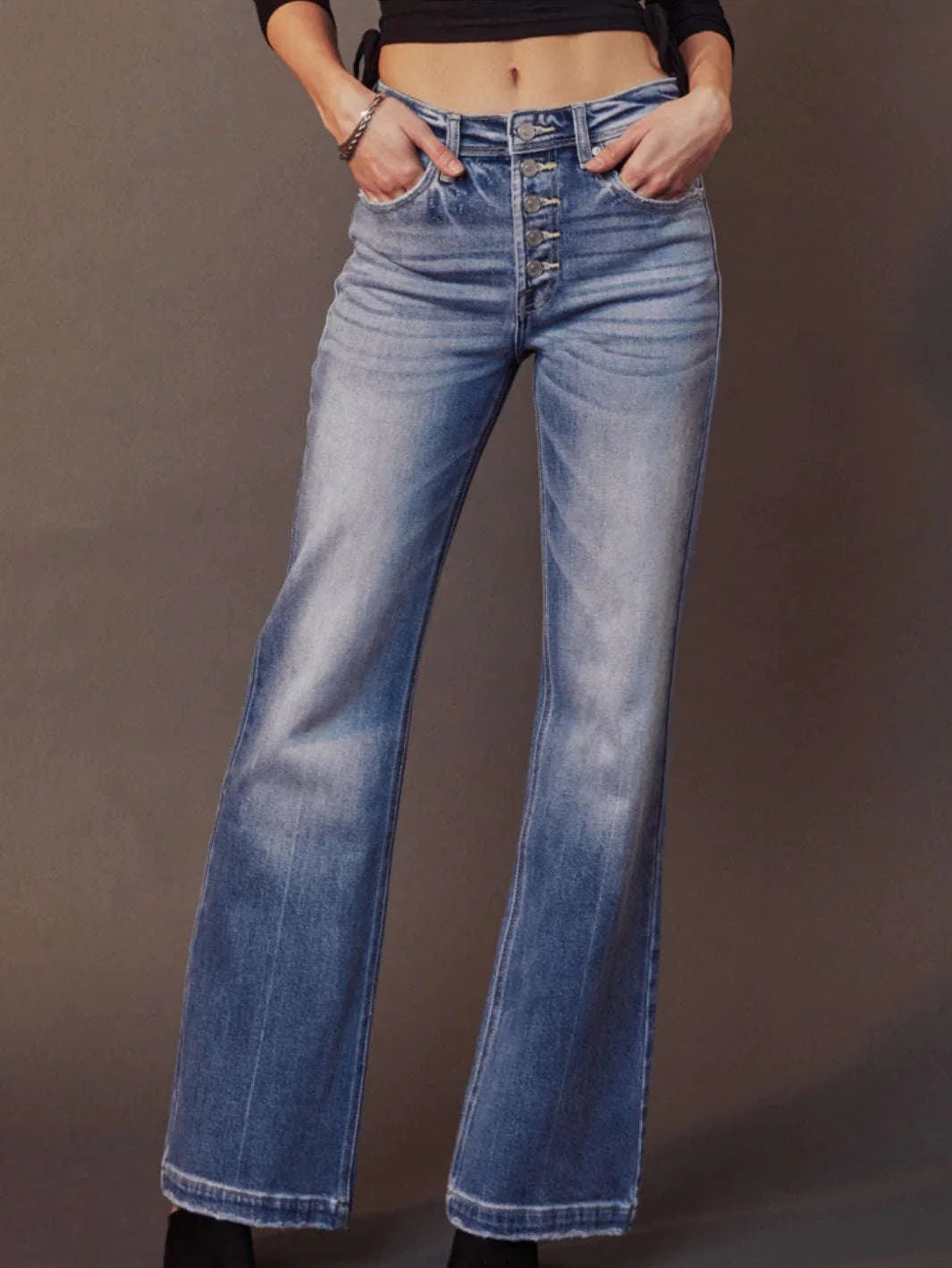 Holly High Rise Flare Kancan Jeans