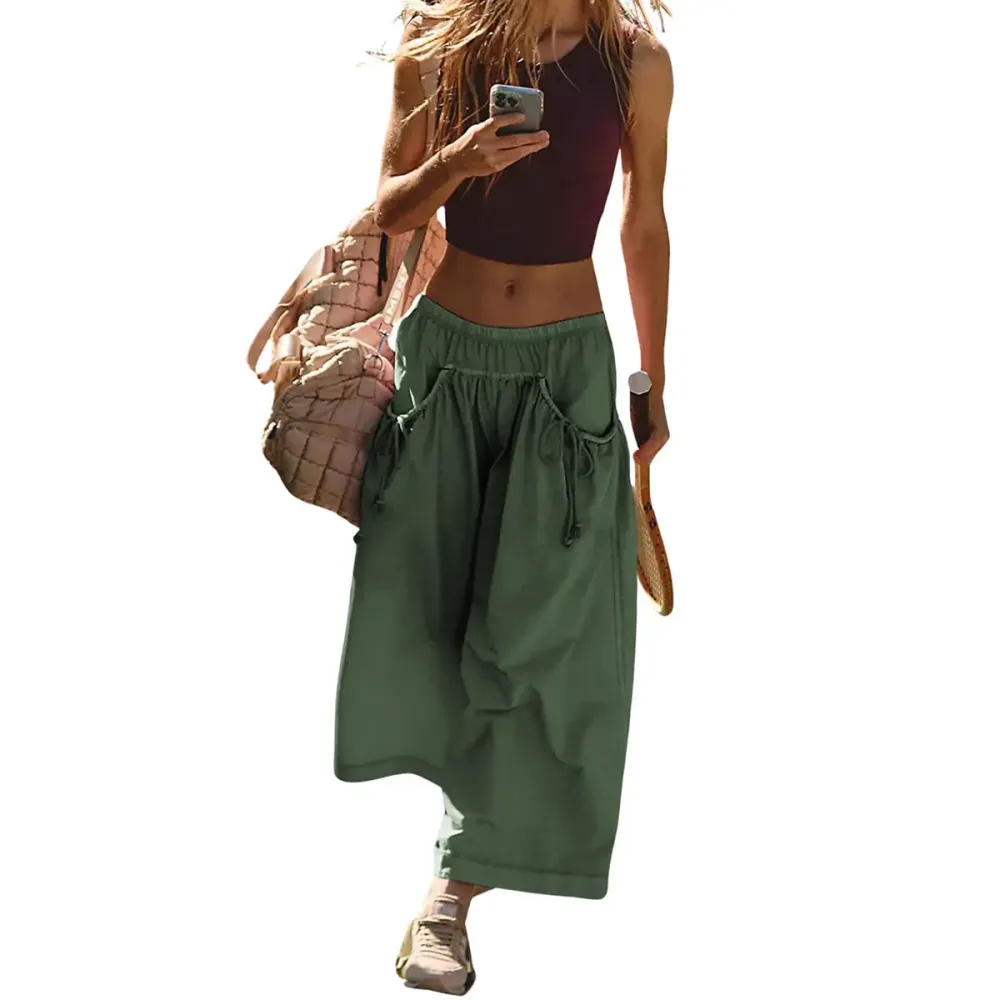 Women's Loose-Fit Wide-Leg Sweatpants