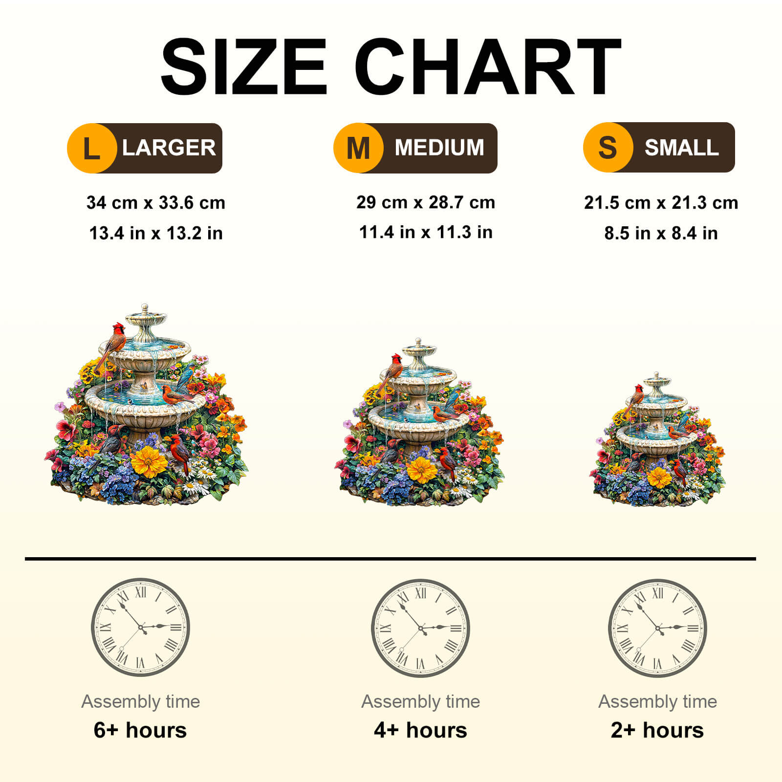 Garden Melody Wooden Jigsaw Puzzle