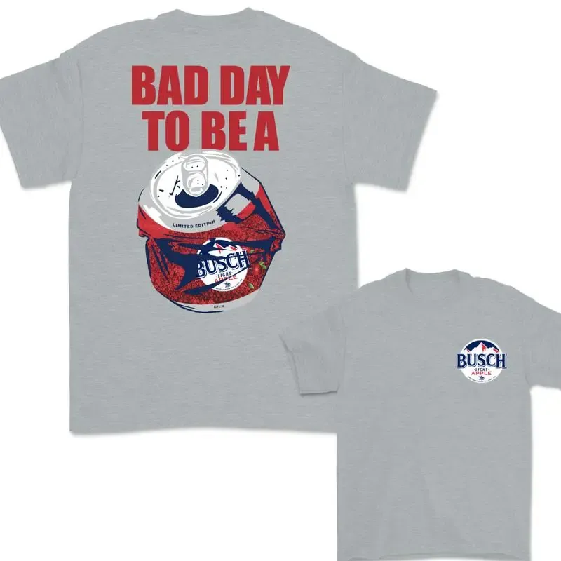 Bad Day To Be A Busch Light Apple 2 Sided T-Shirt, Busch Apple Full Color T-Shirt For Women, For Men