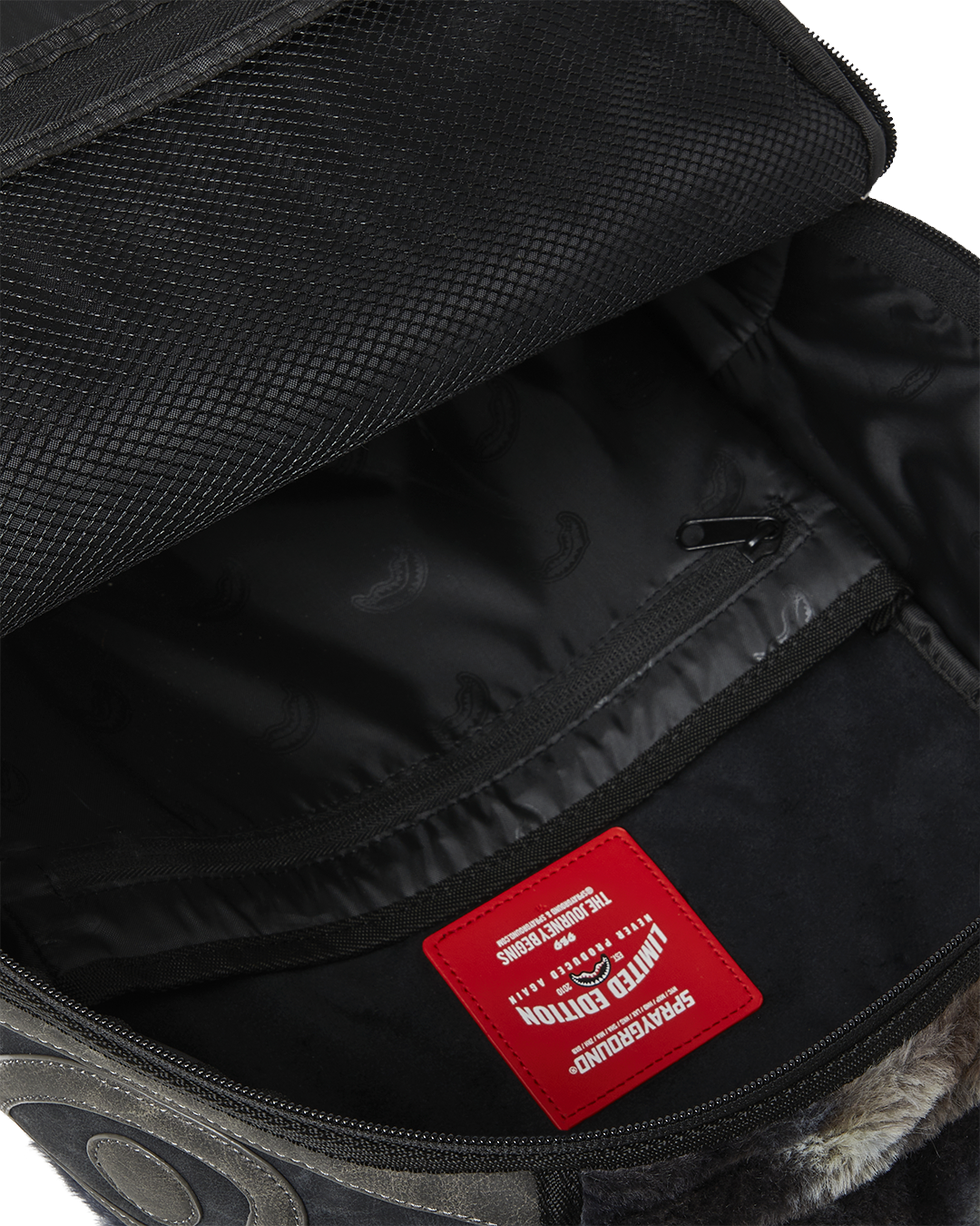 FOUNDATION DAYS FUR COAT SHARK BACKPACK