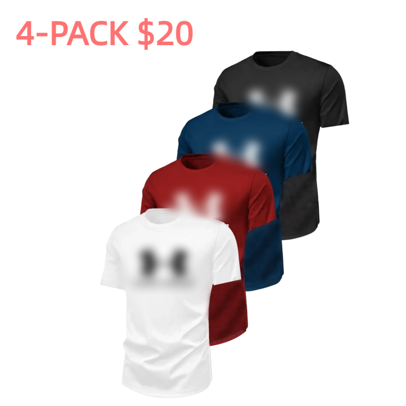 Men's Retro Fitted Short Sleeve Round Neck T-Shirt