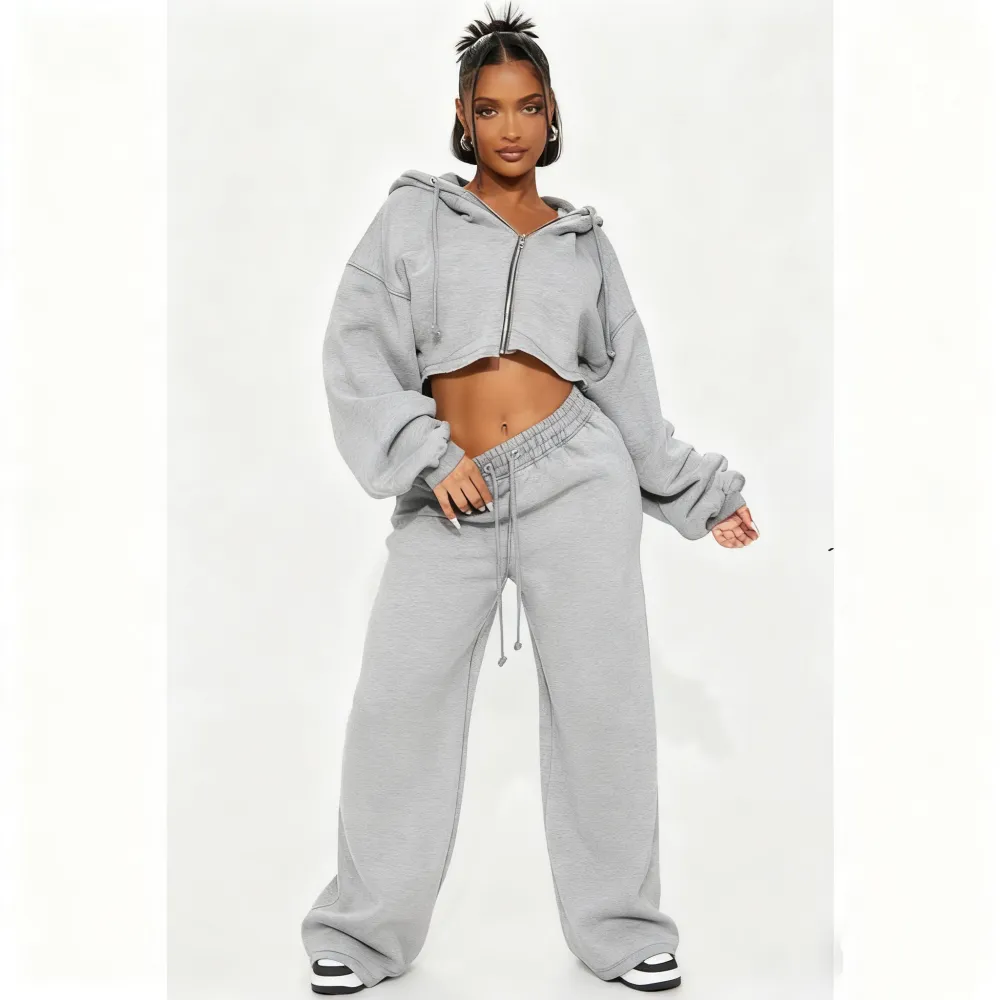 On The Go Fleece Pant Set