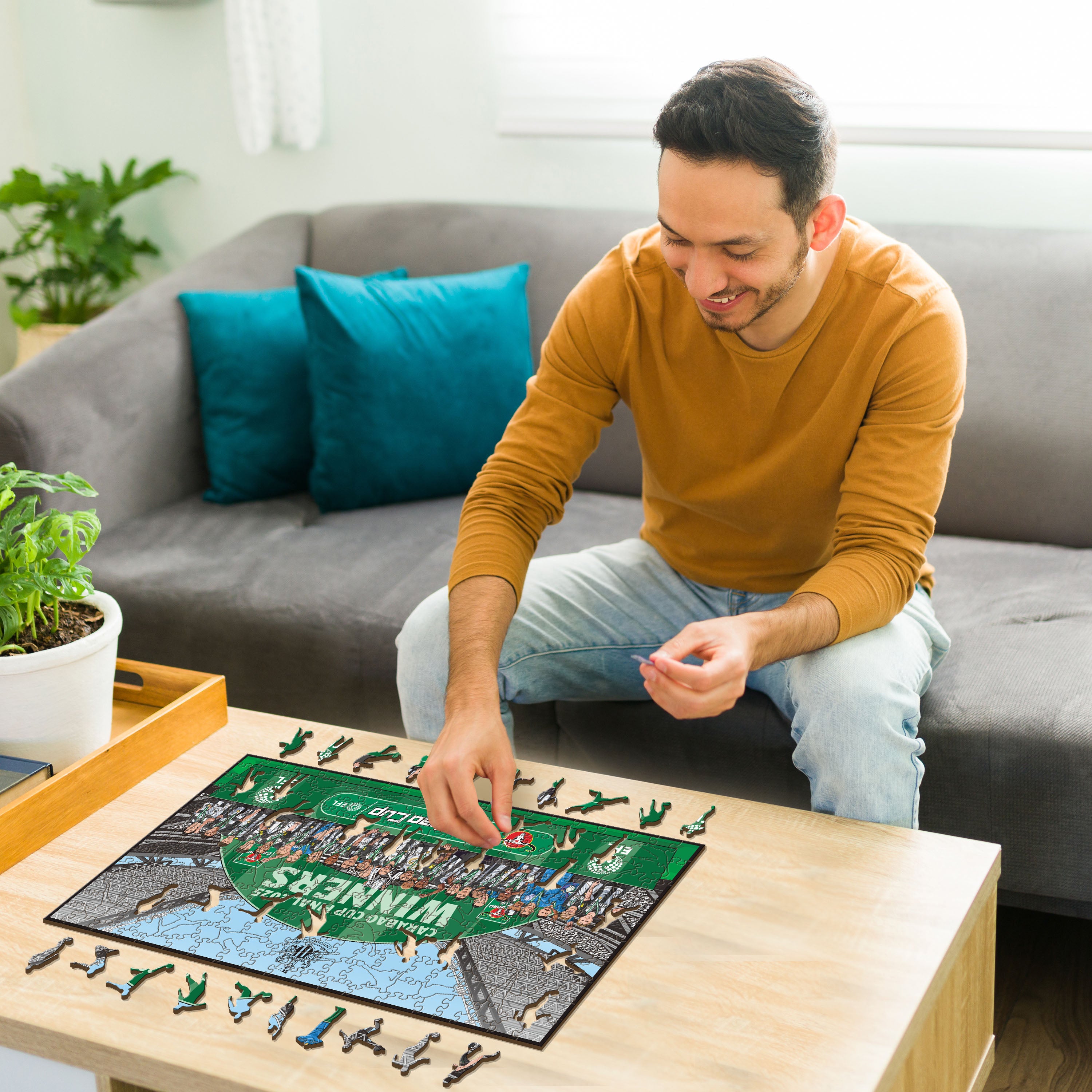 Newcastle United FC® Carabao Cup Champions 24/25 - Wooden Puzzle